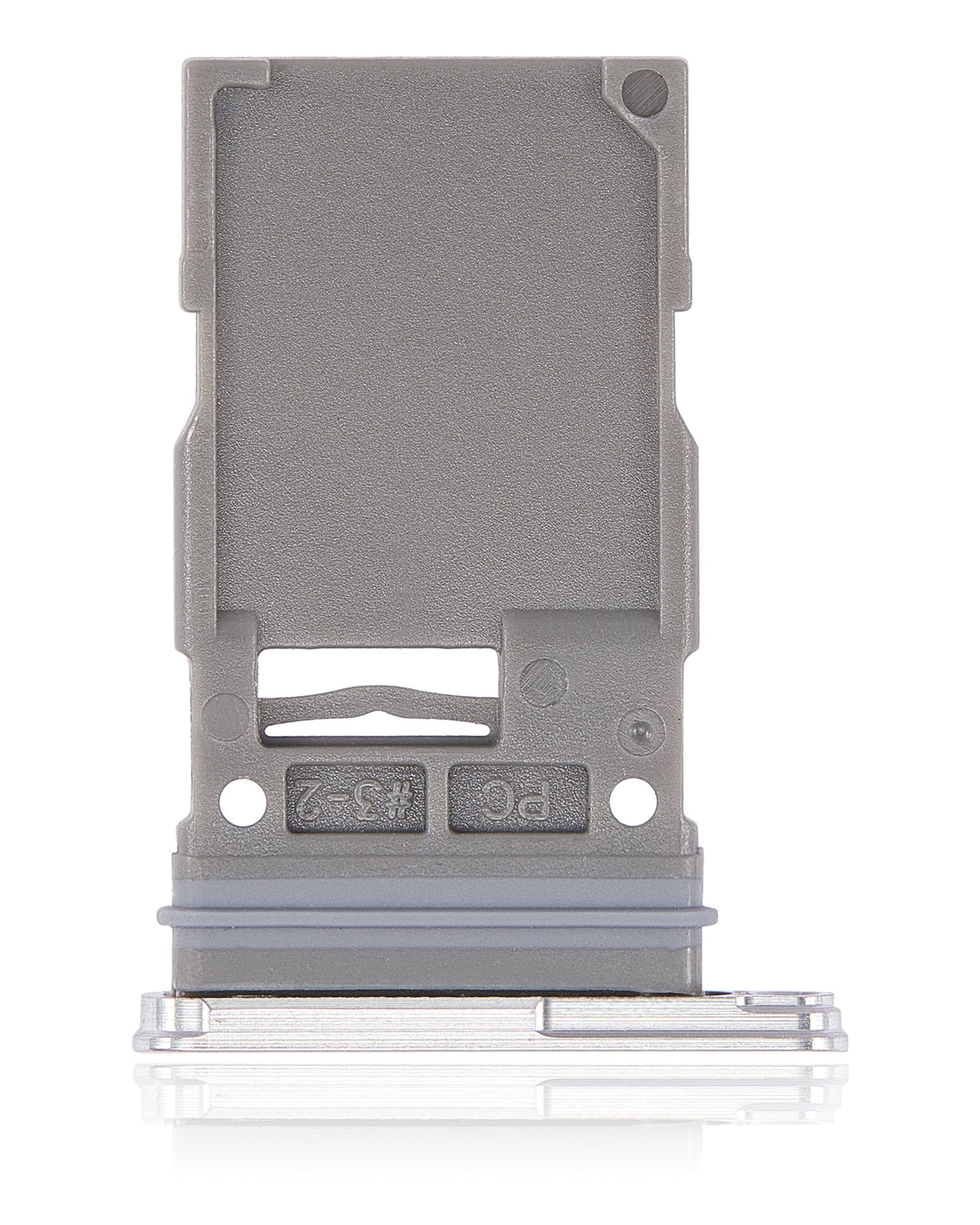 Single Sim Card Tray Compatible For Samsung Galaxy S22 5G / S22 Plus 5G Replacement (White)