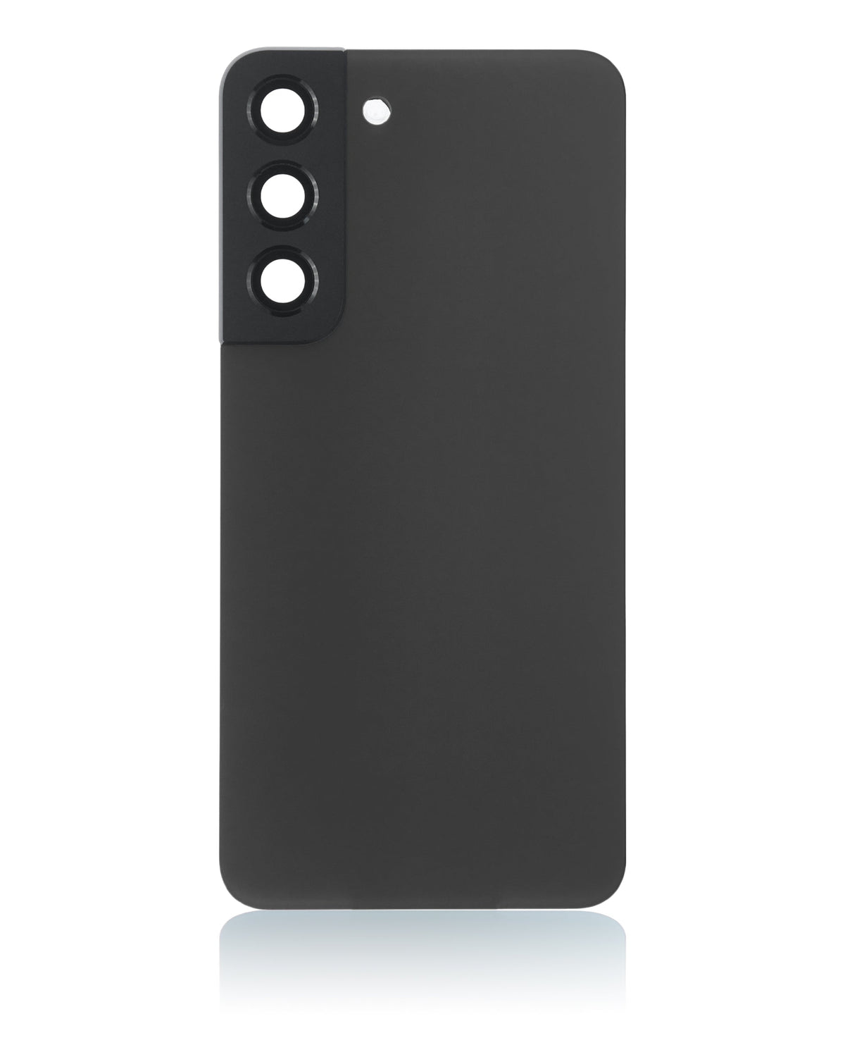 Back Cover Glass With Camera Lens Compatible For Samsung Galaxy S22 5G Replacement (No Logo) (Vemake) (Graphite)