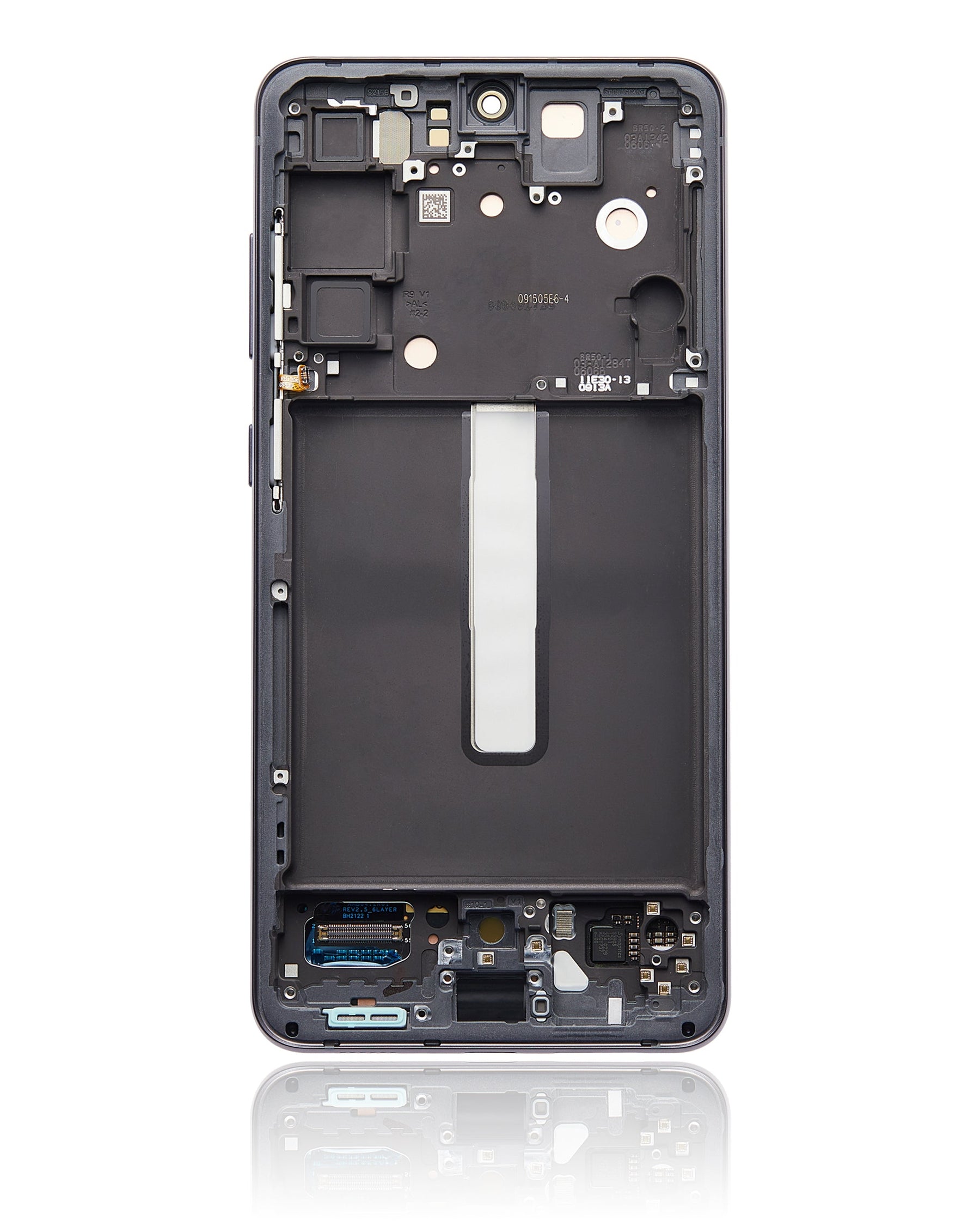OLED Assembly With Frame Compatible For Samsung Galaxy S21 FE 5G Replacement (US & International Version) (Refurbished) (Graphite)