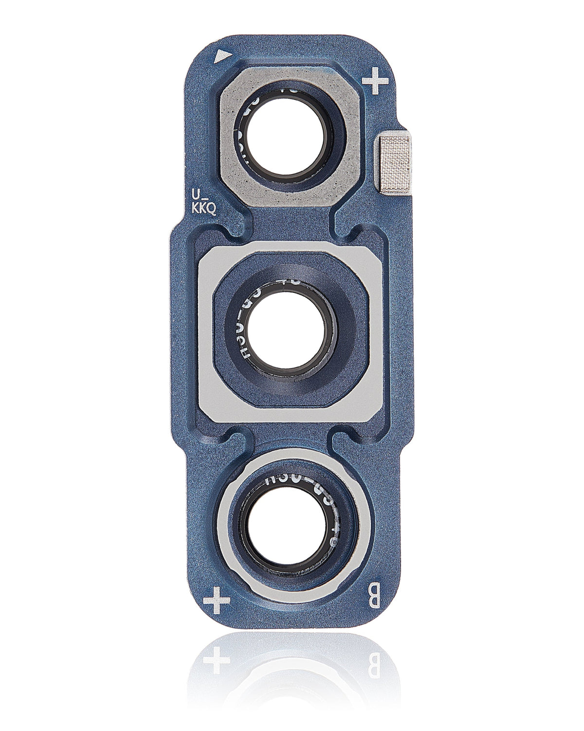 Back Camera Lens With Bezel Ring Compatible For Samsung Galaxy S21 FE 5G Replacement (Blue)