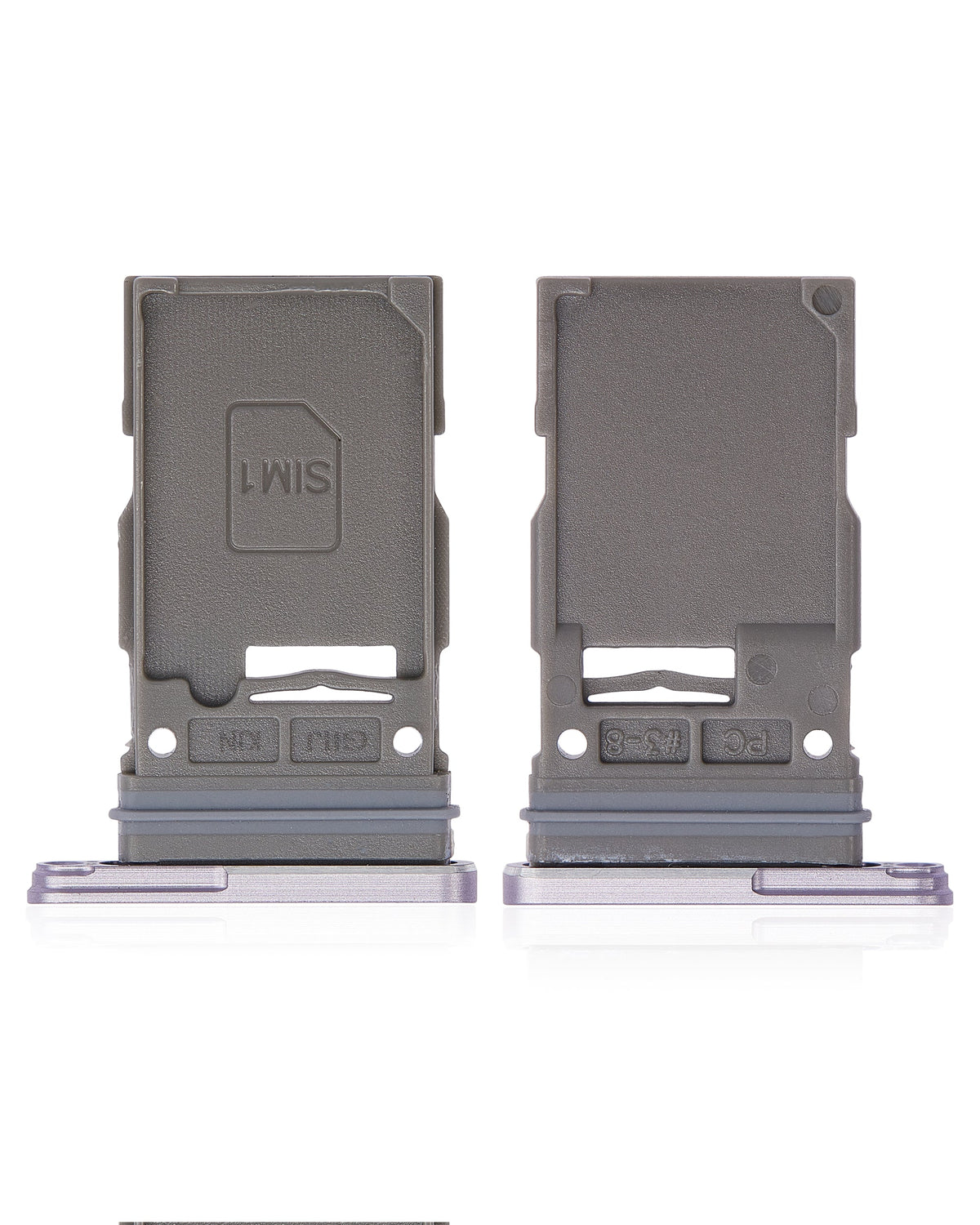 Single Sim Card Tray Compatible For Samsung Galaxy S21 FE 5G Replacement (Lavender)