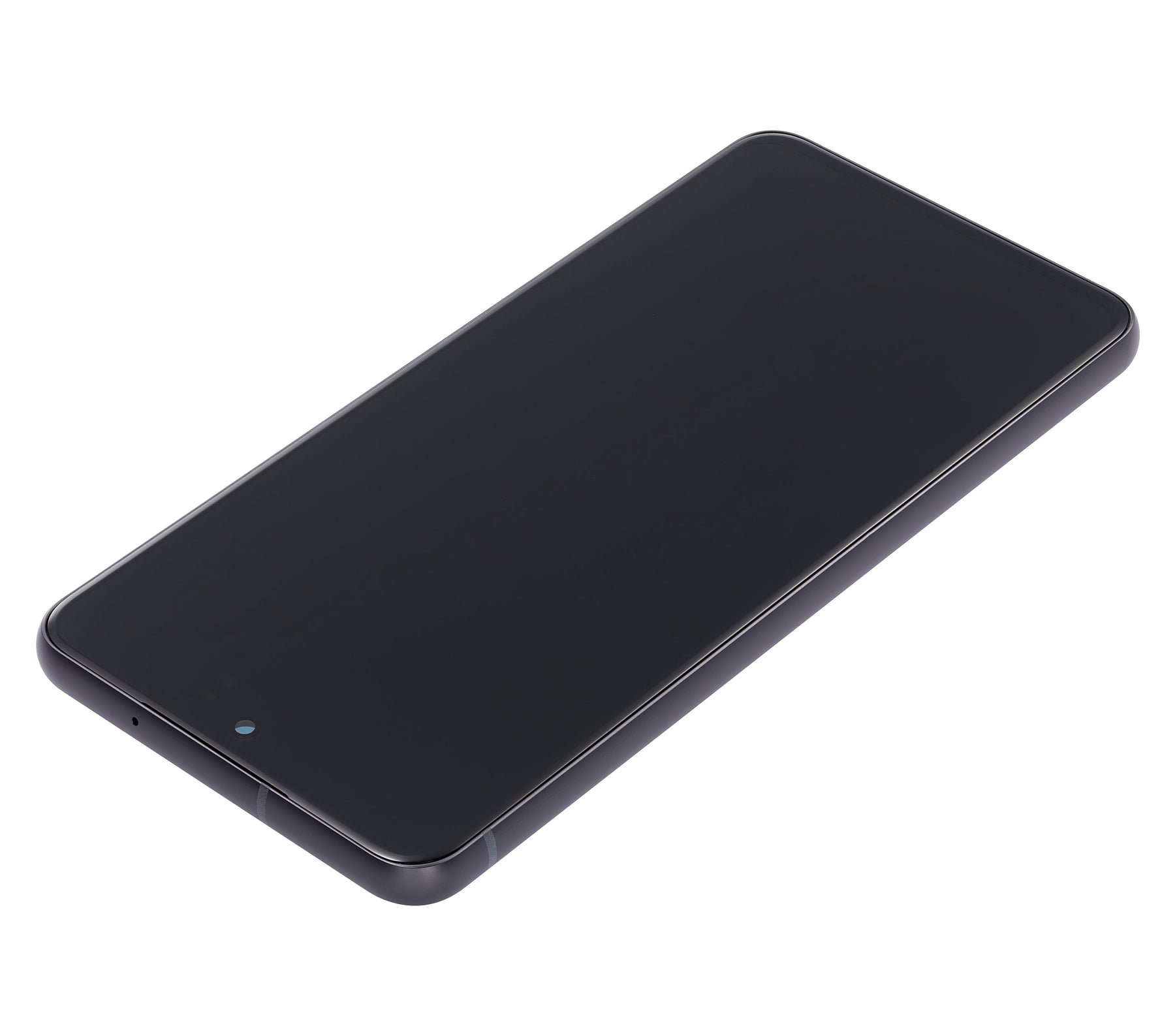 OLED Assembly With Frame Compatible For Samsung Galaxy S21 FE 5G Replacement (US & International Version) (Service Pack) (Graphite)