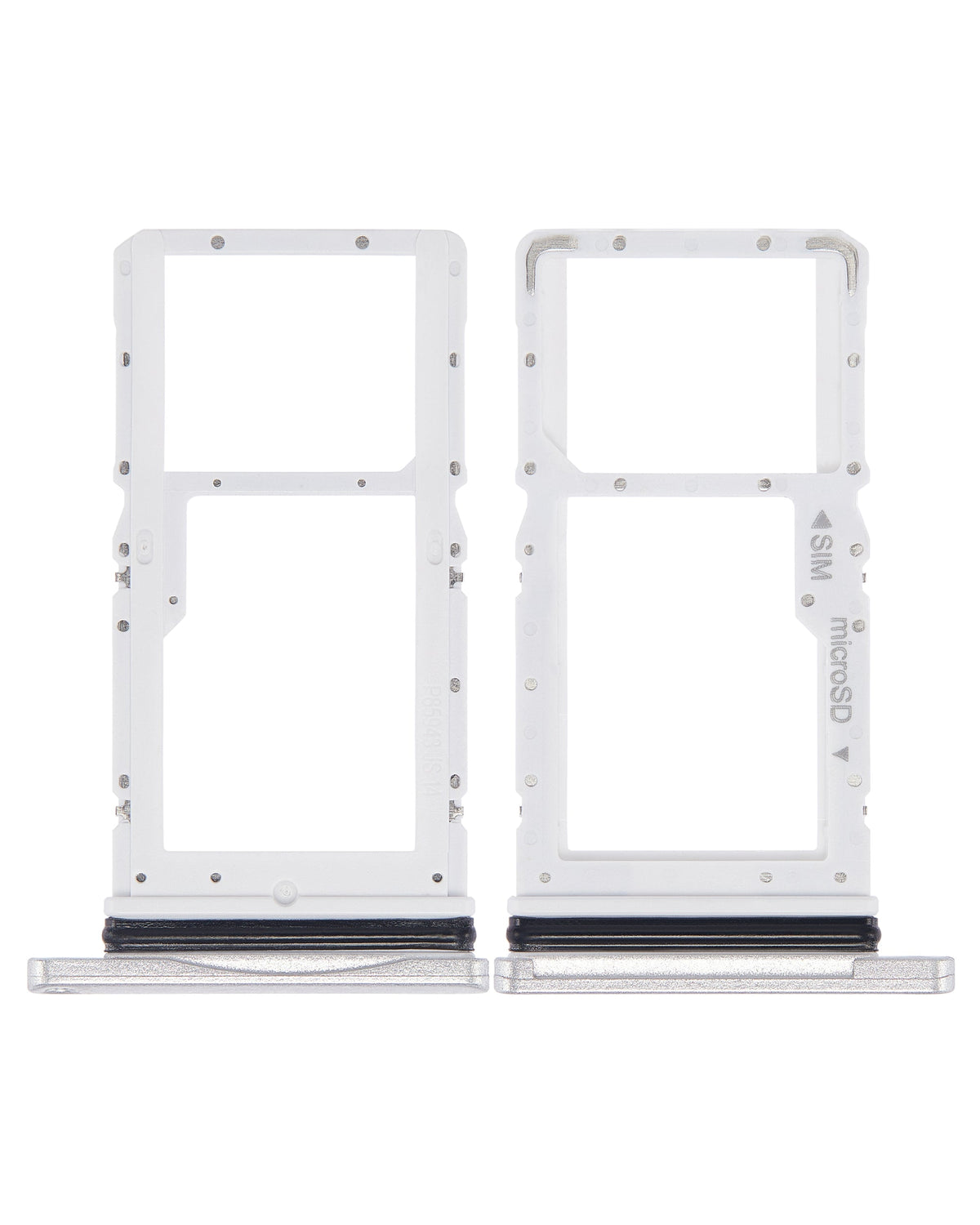 Sim Card Tray Replacement Compatible For Samsung Galaxy Tab A7 10.4" (T505 / 2020) (Silver)