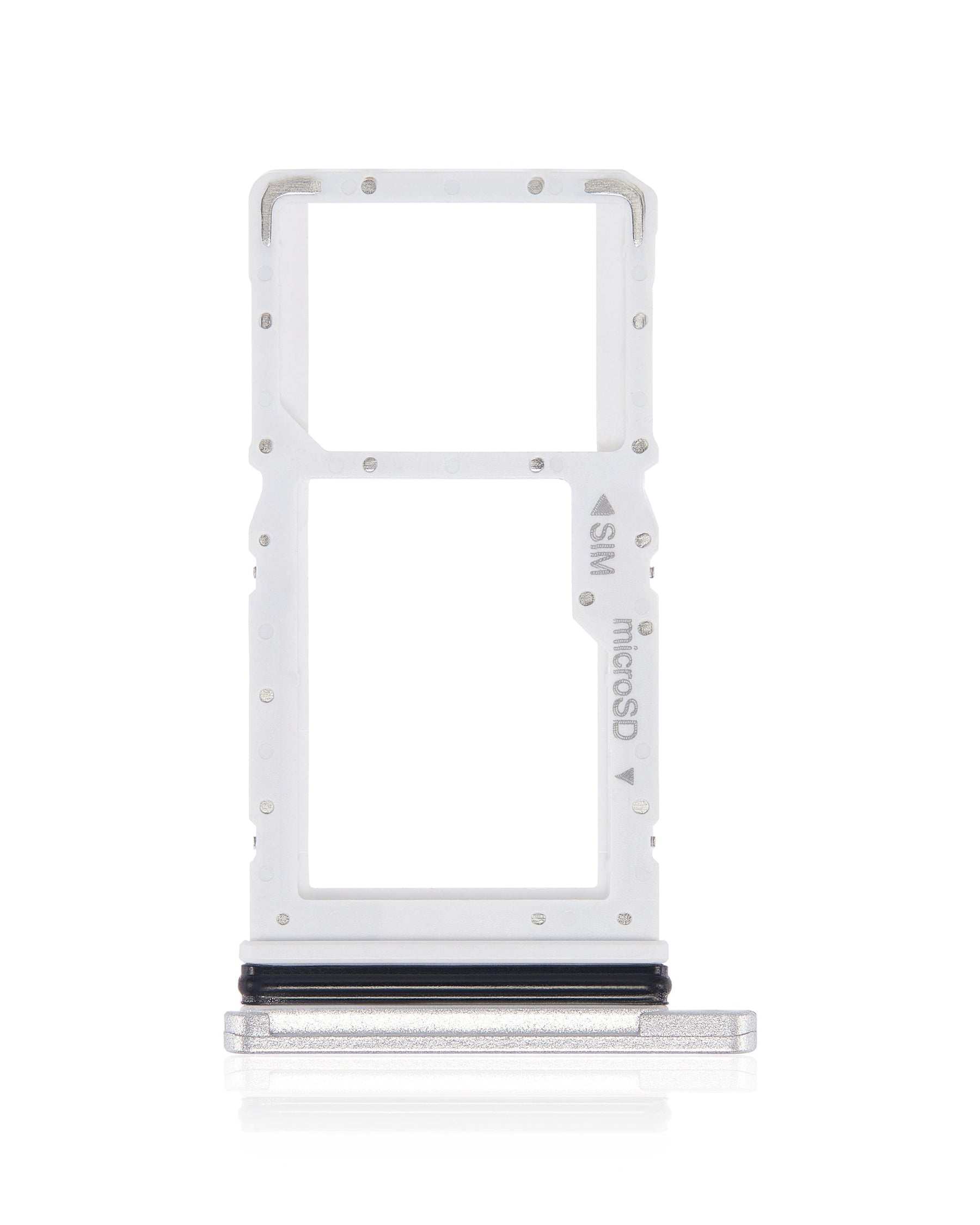 Sim Card Tray Replacement Compatible For Samsung Galaxy Tab A7 10.4" (T505 / 2020) (Silver)
