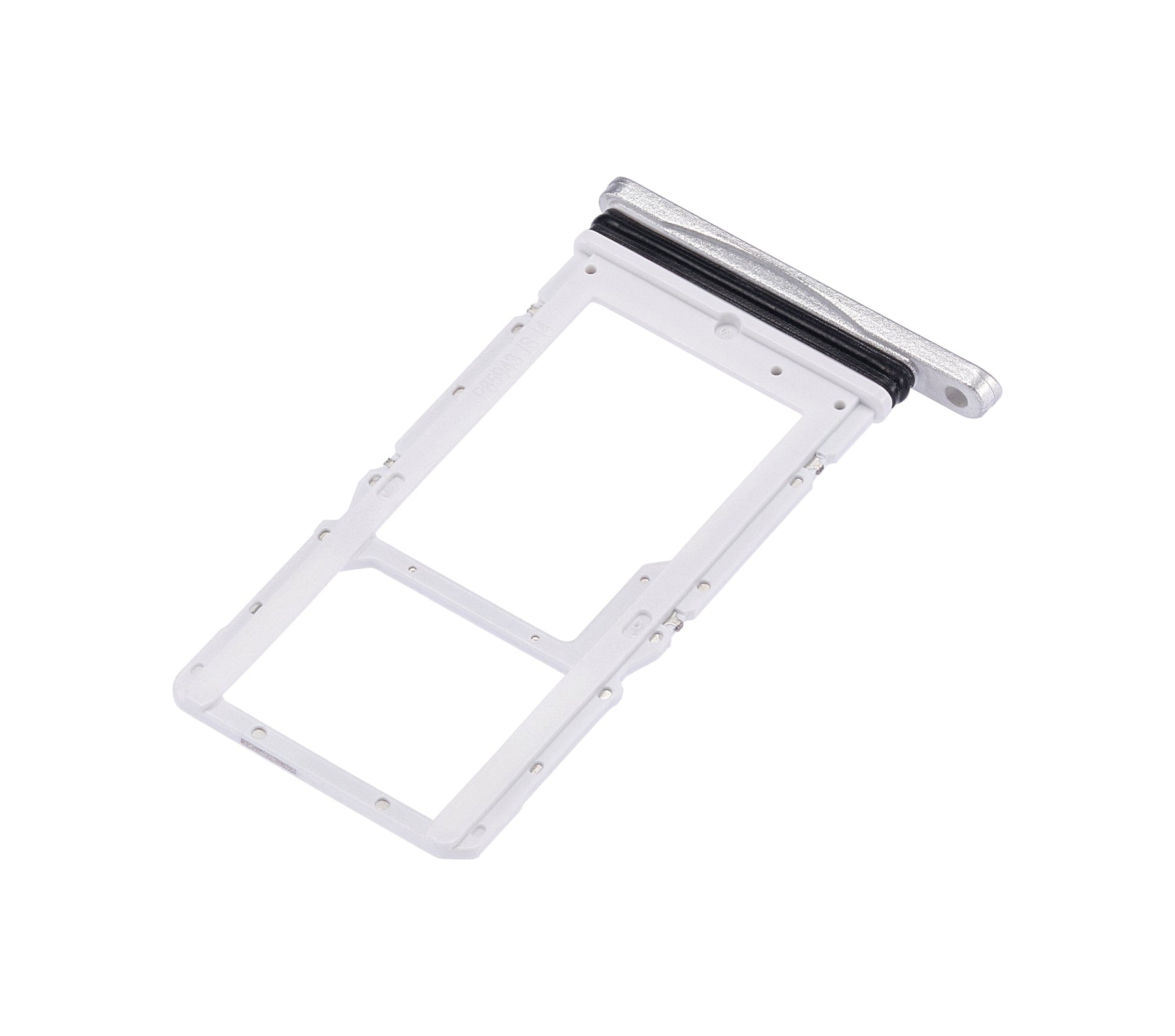 Sim Card Tray Replacement Compatible For Samsung Galaxy Tab A7 10.4" (T505 / 2020) (Silver)