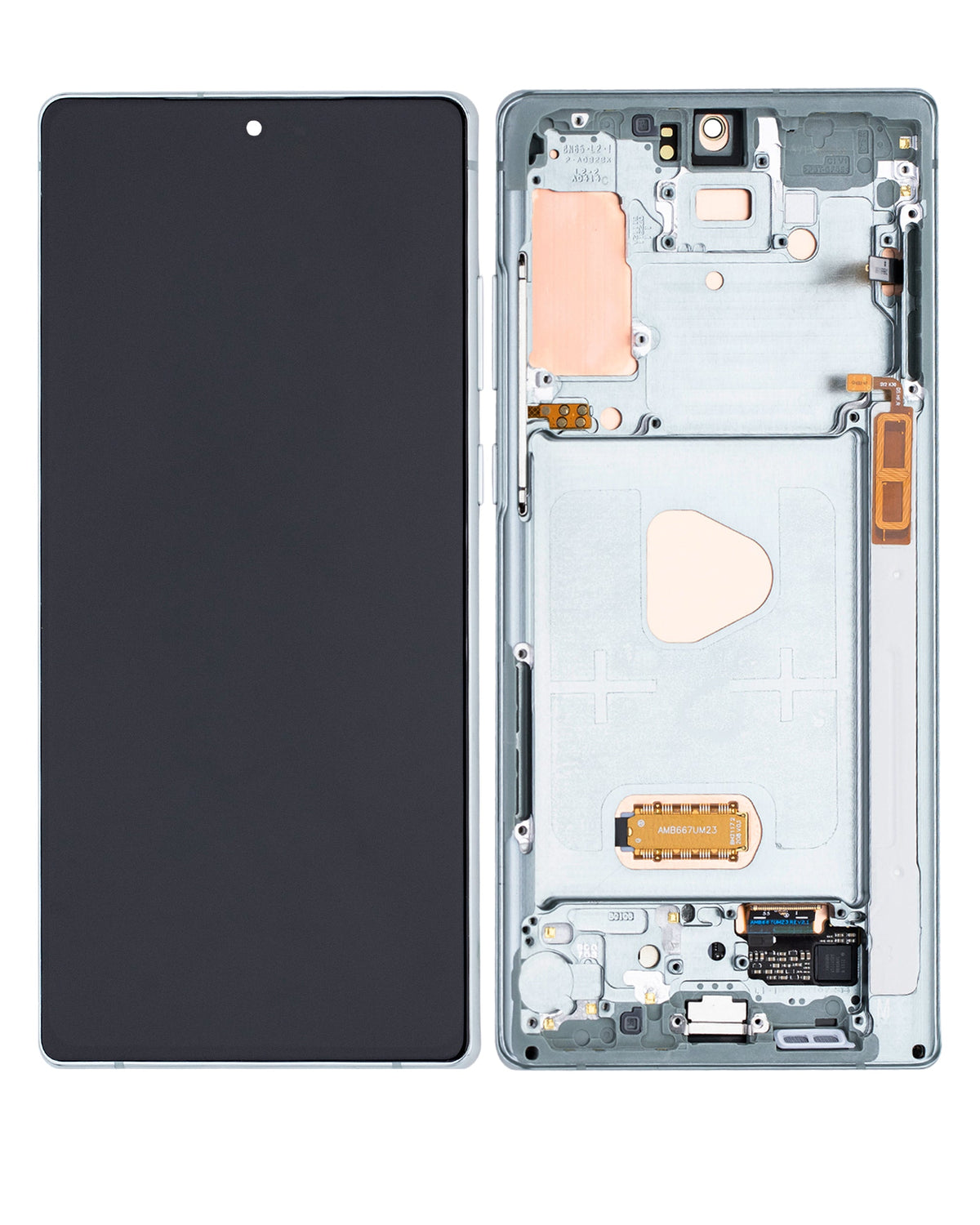 Replacement OLED Assembly With Frame Compatible For Samsung Galaxy Note 20 5G (Refurbished) (Mystic Green)