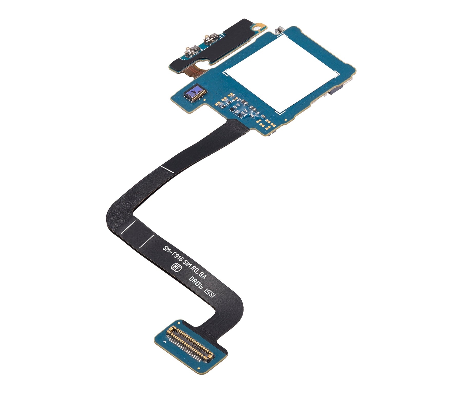 Sim Card Reader With Flex Cable Compatible For Samsung Galaxy Z Fold 2 5G Replacement (F916)