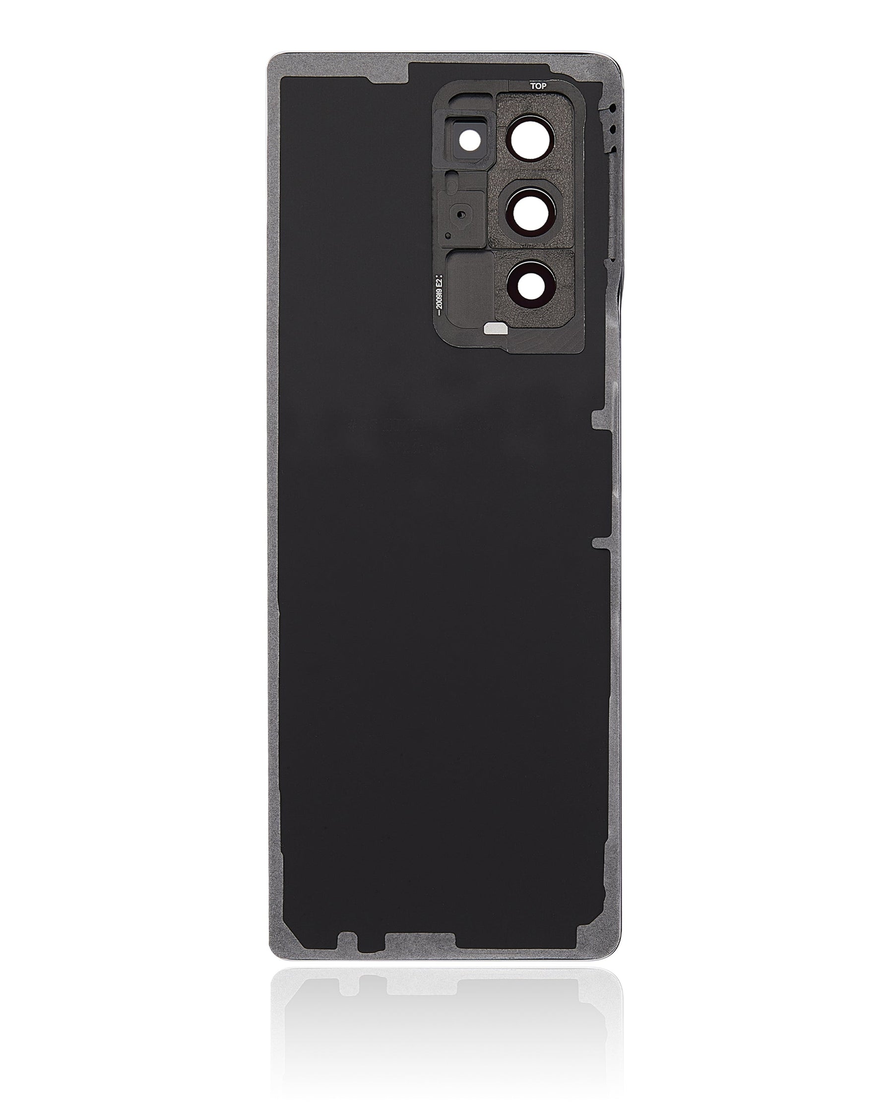 Back Cover Glass With Camera Lens Compatible For Samsung Galaxy Z Fold 2 5G Replacement (Premium) (Mystic Black)