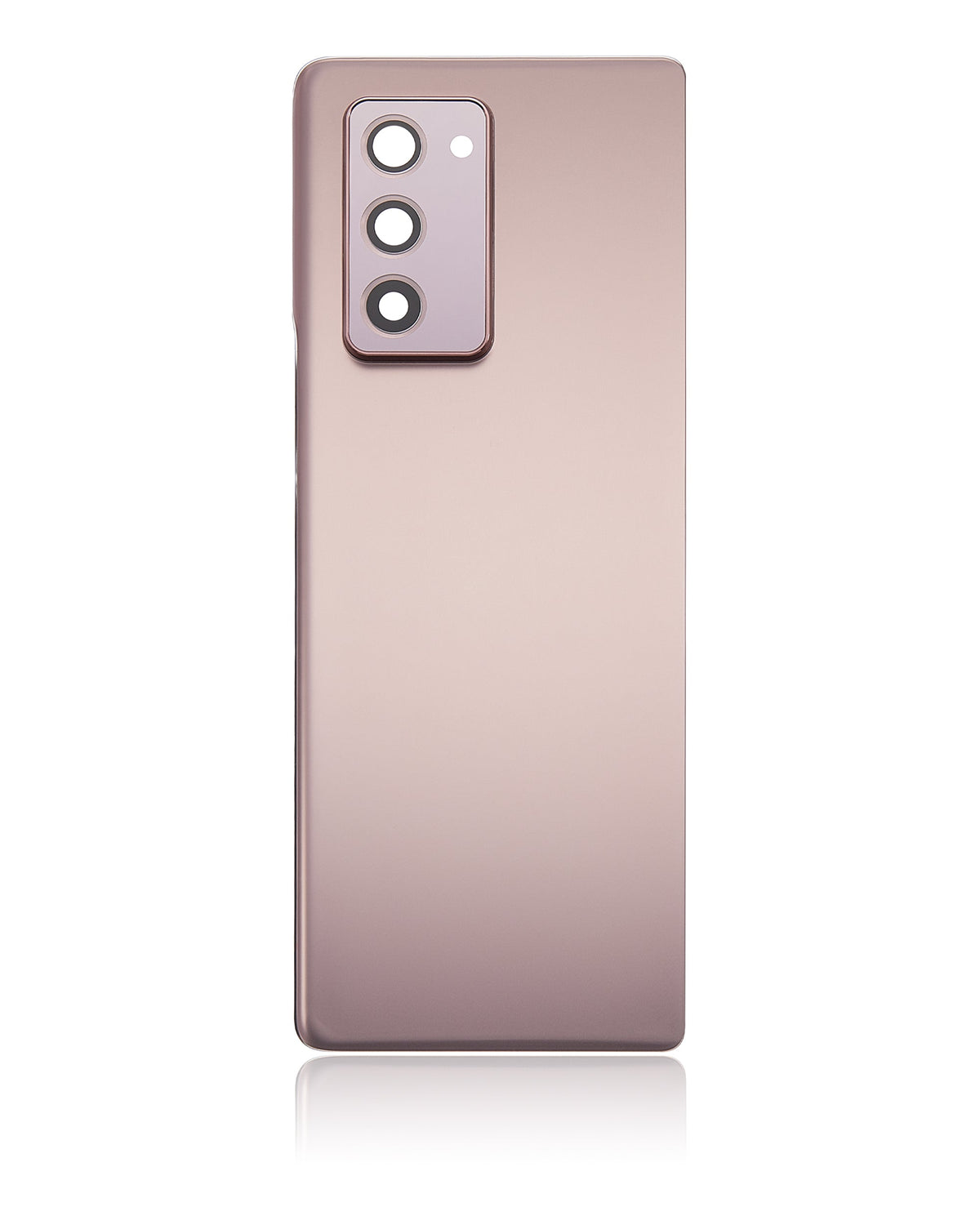 Back Cover Glass With Camera Lens Replacement  Compatible For Samsung Galaxy Z Fold 2 5G (Premium) (Mystic Bronze)