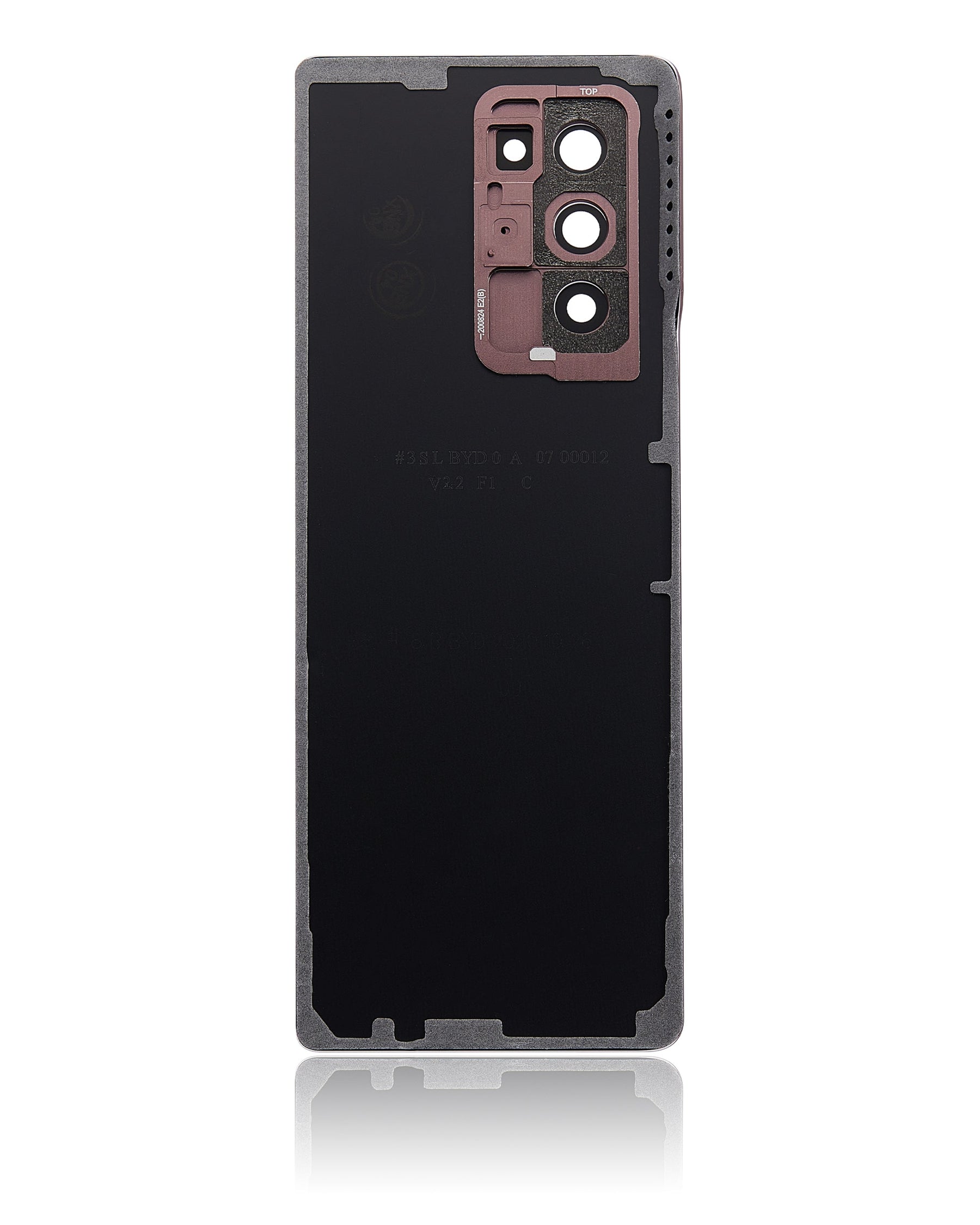 Back Cover Glass With Camera Lens Replacement Compatible For Samsung Galaxy Z Fold 2 5G (Premium) (Mystic Bronze)