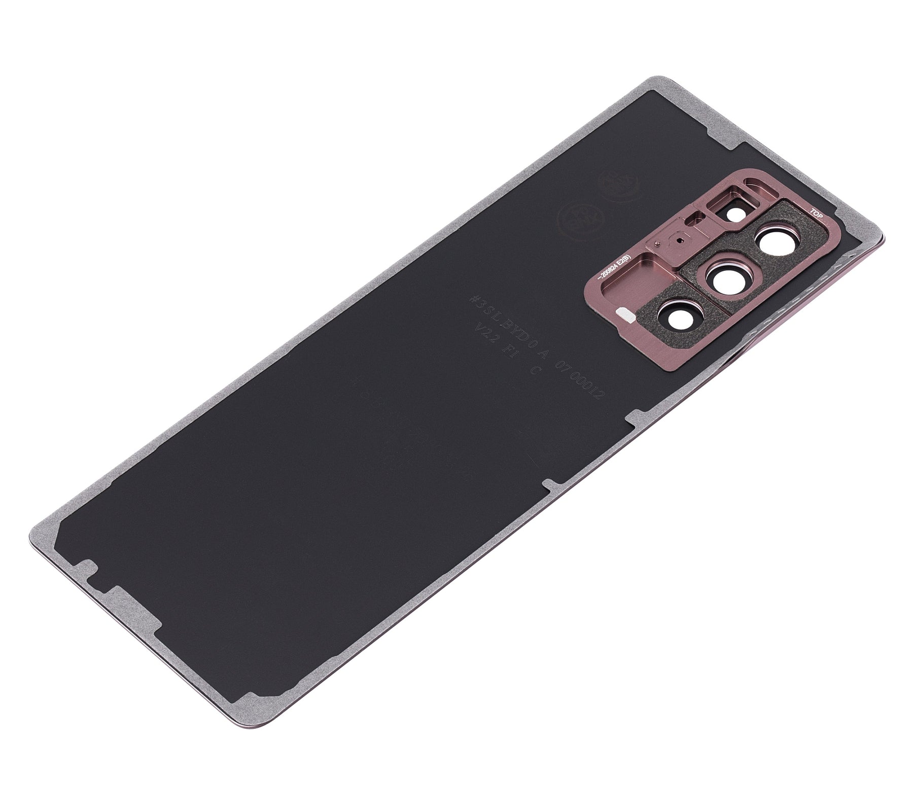 Back Cover Glass With Camera Lens Replacement Compatible For Samsung Galaxy Z Fold 2 5G (Premium) (Mystic Bronze)