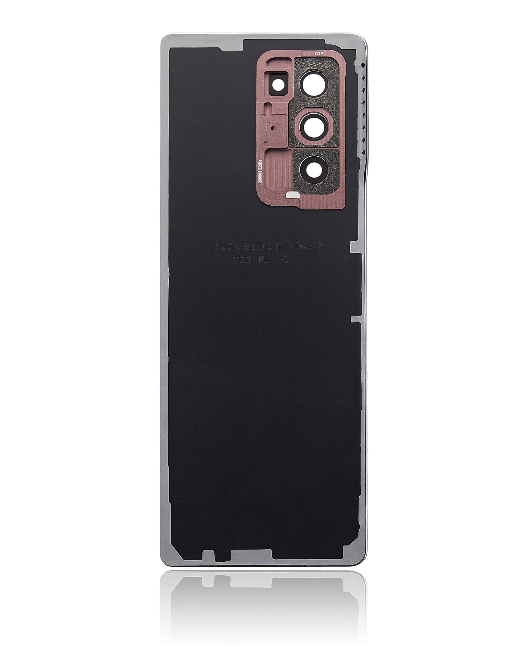 Back Cover Glass With Camera Lens Replacement Compatible For Samsung Galaxy Z Fold 2 5G (Vemake) (Mystic Bronze)