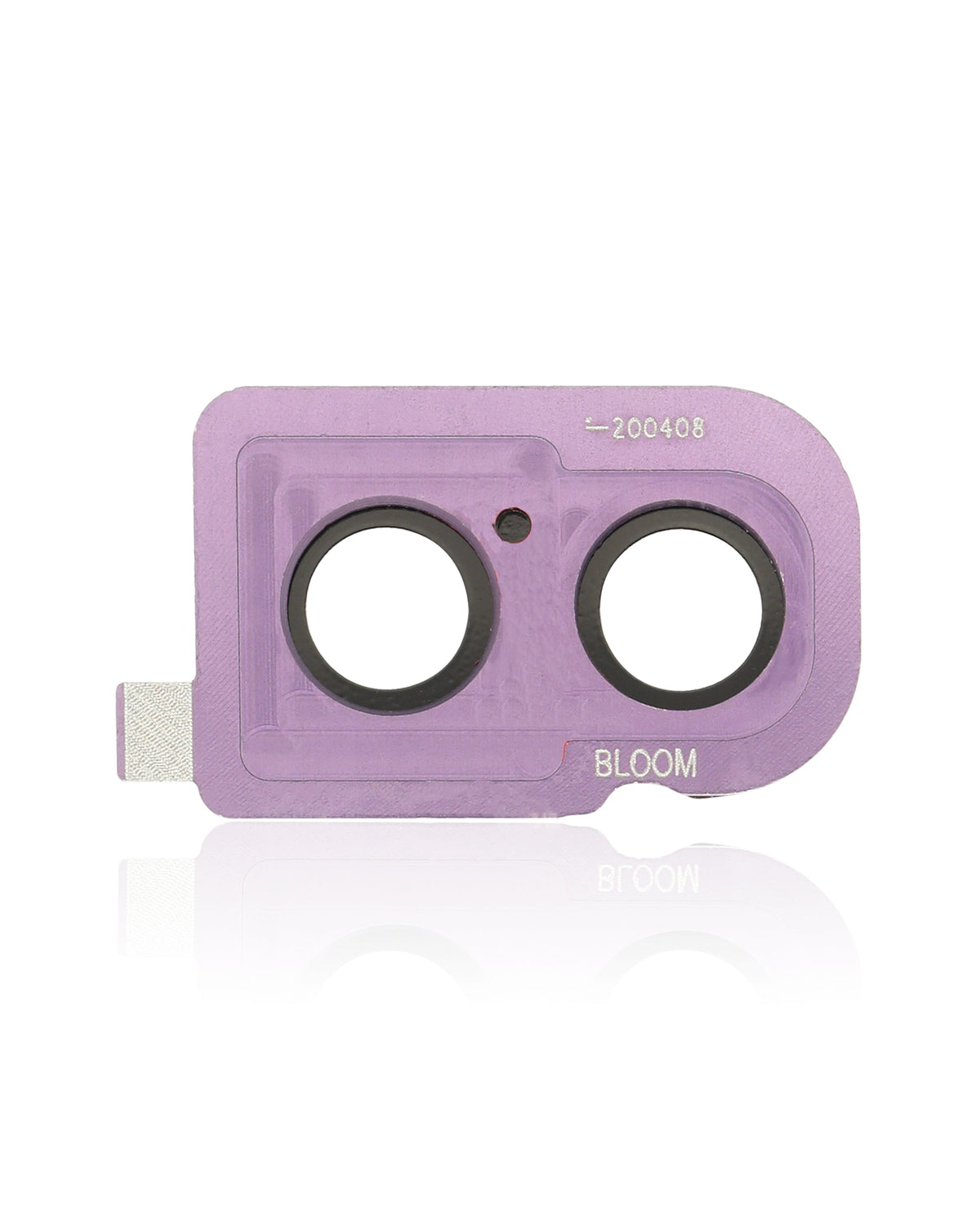 Replacement Back Camera Lens With Bracket / Bezel Compatible For Samsung Galaxy Z Flip (F700) (Mirror Purple)
