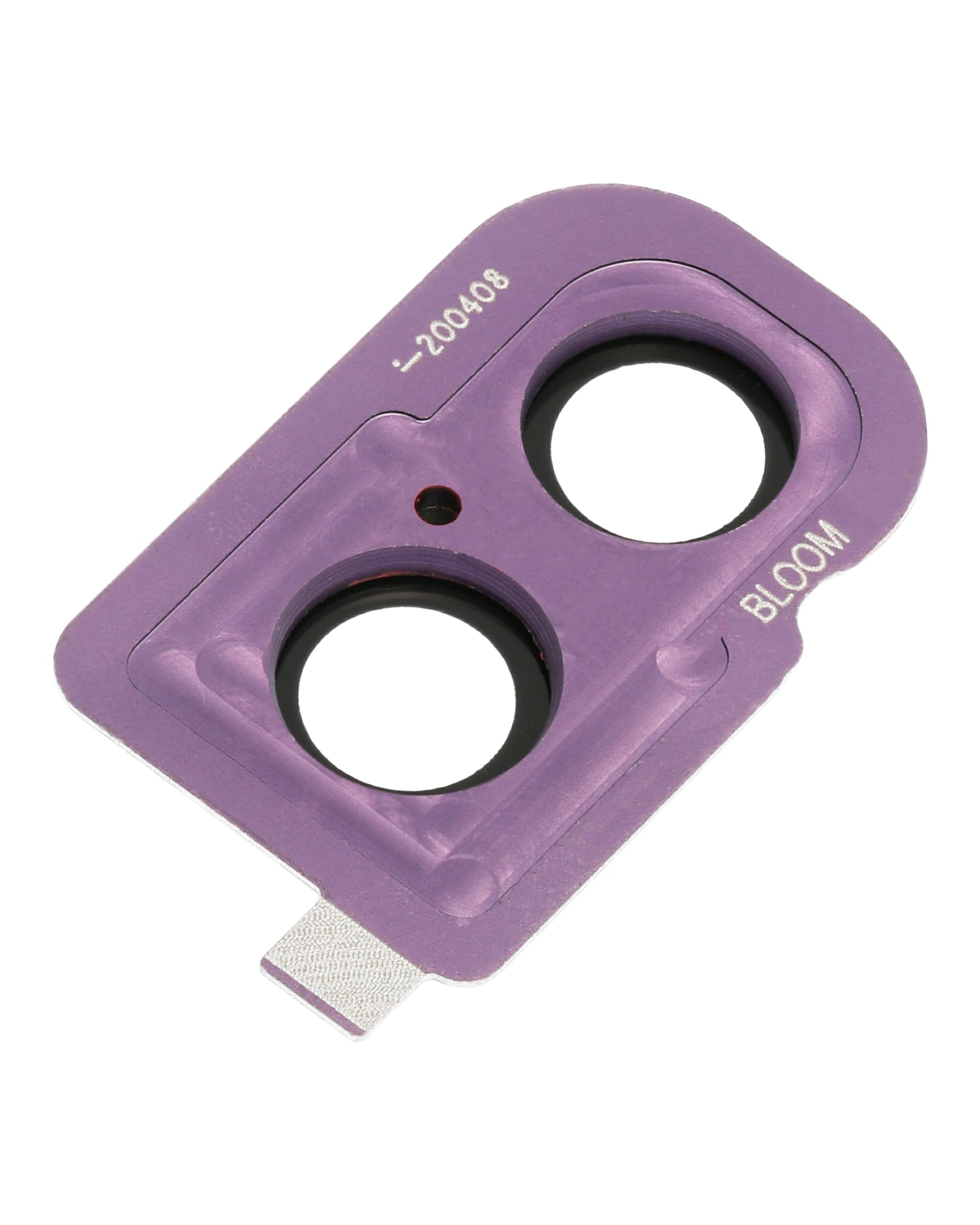 Replacement Back Camera Lens With Bracket / Bezel Compatible For Samsung Galaxy Z Flip (F700) (Mirror Purple)