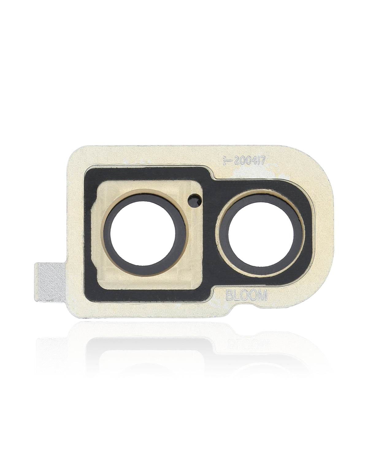 Replacement Back Camera Lens With Bracket / Bezel Compatible For Samsung Galaxy Z Flip (F700) (Mirror Gold)