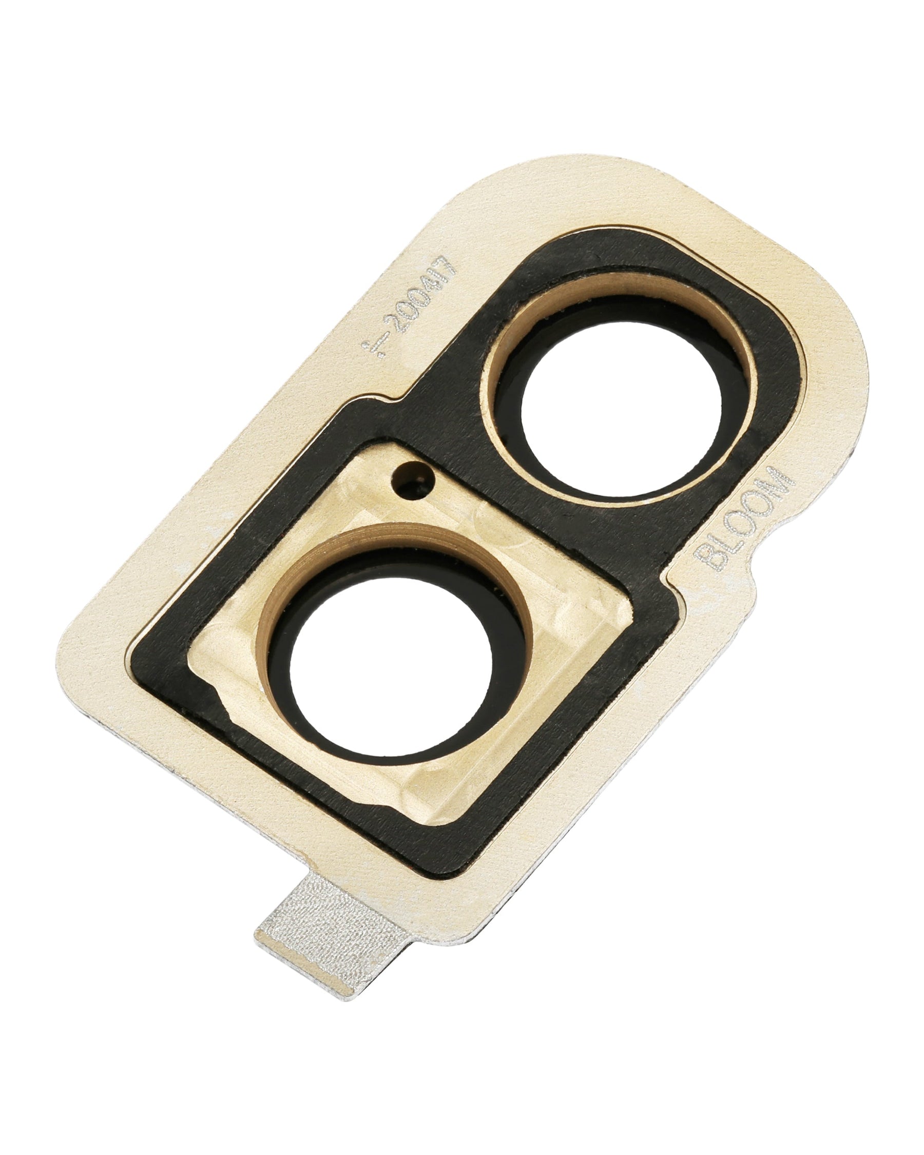 Replacement Back Camera Lens With Bracket / Bezel Compatible For Samsung Galaxy Z Flip (F700) (Mirror Gold)