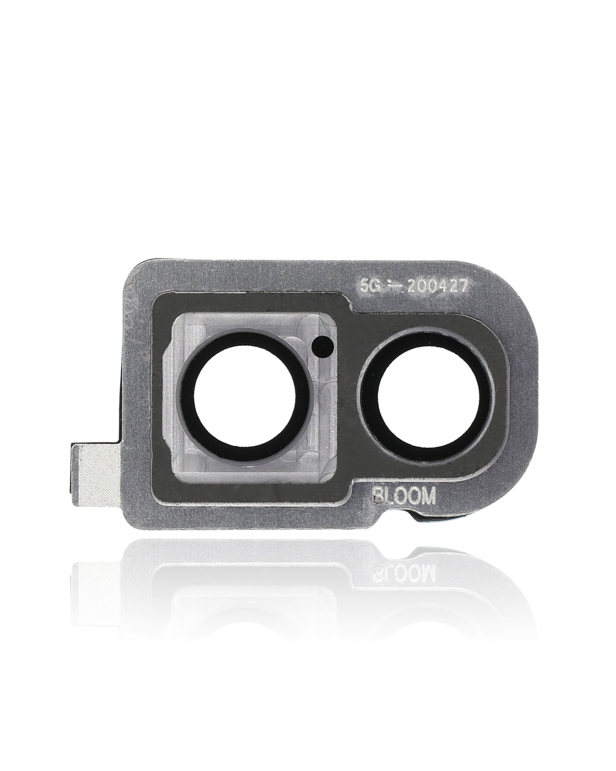 Replacement Back Camera Lens With Bracket / Bezel Compatible For Samsung Galaxy Z Flip (F700) (Gray)