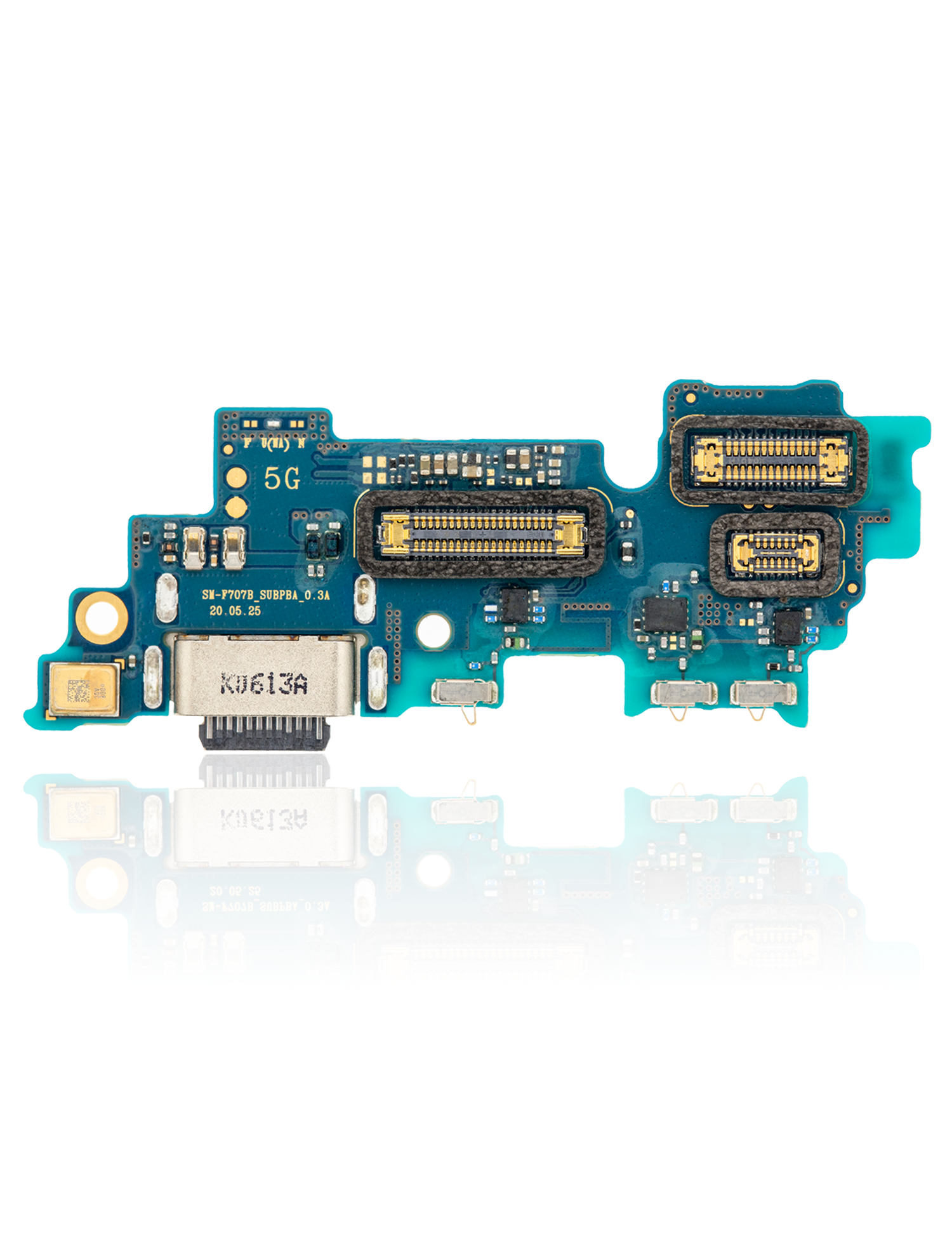 Replacement Charging Board With Microphone Compatible For Samsung Galaxy Z Flip 5G (F707U) (US Version) (Premium)