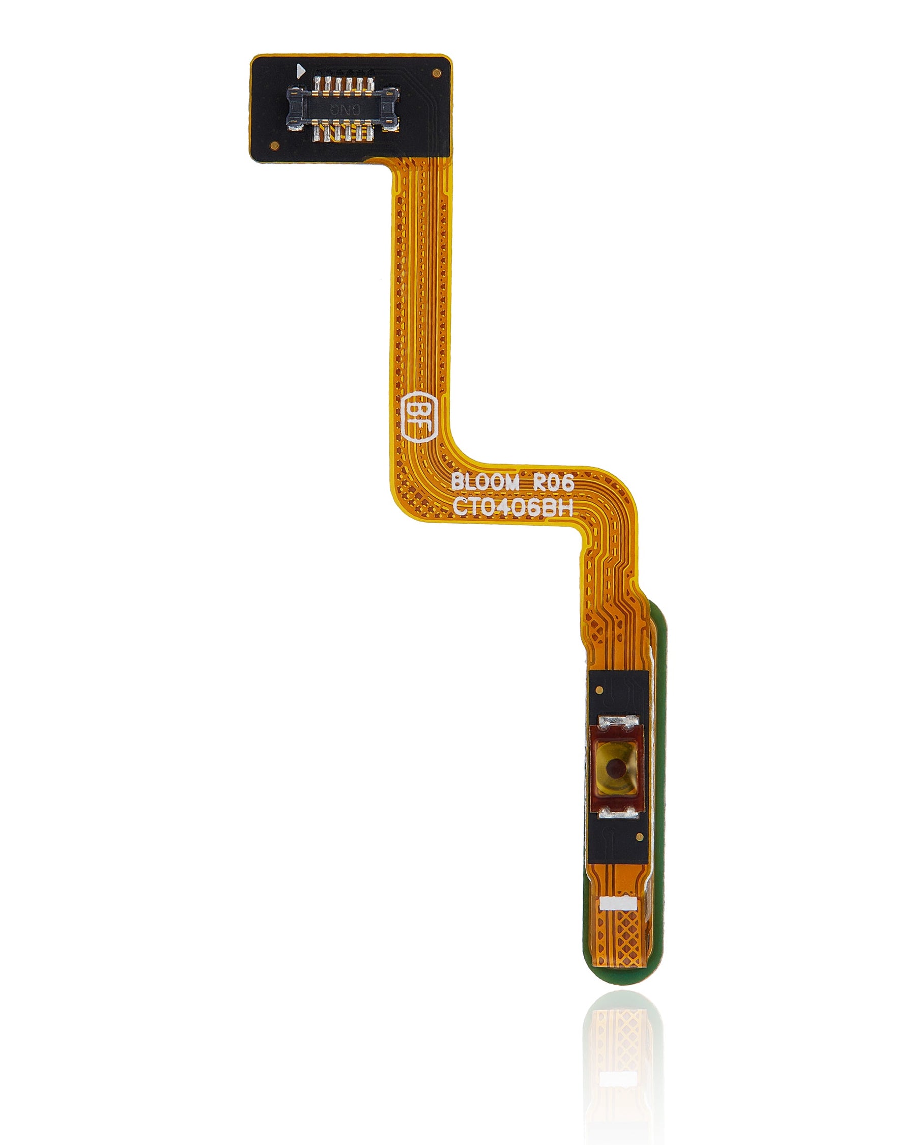 Fingerprint Reader With Flex Cable Compatible For Samsung Galaxy Z Flip Replacement (F700) (Mirror Purple)