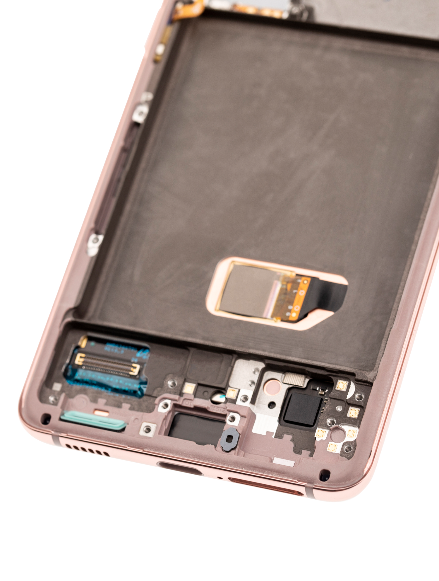 OLED Assembly With Frame Compatible For Samsung Galaxy S21 5G Replacement (Refurbished) (Phantom Pink)