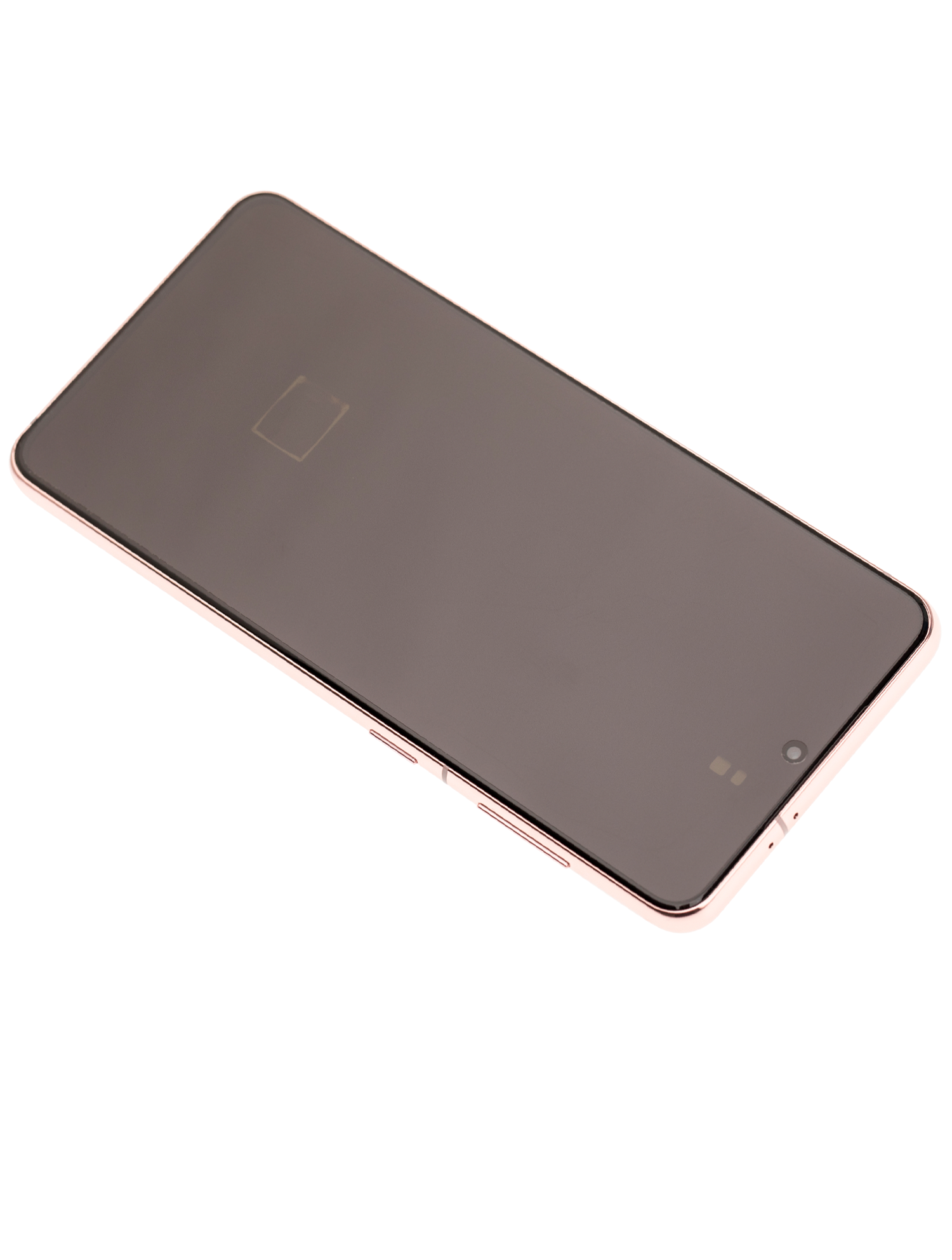 OLED Assembly With Frame Compatible For Samsung Galaxy S21 5G Replacement (Used OEM Pull: Grade A) (Phantom Pink)