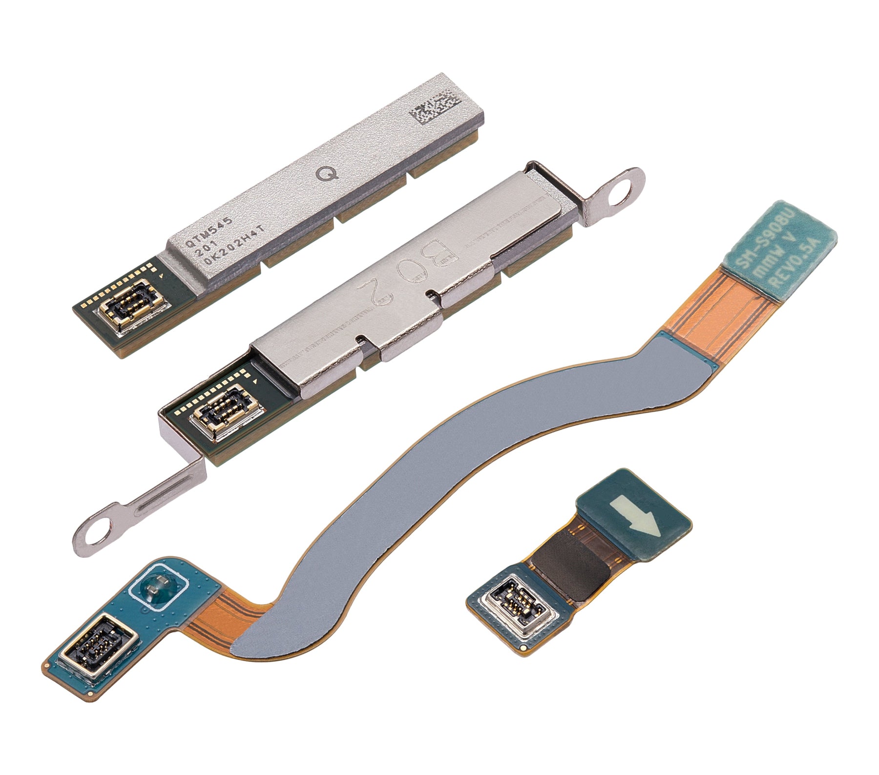5G Antenna Flex Cable With Module Compatible For Samsung Galaxy S22 Ultra 5G Replacement (S908U) (4 Piece Set)