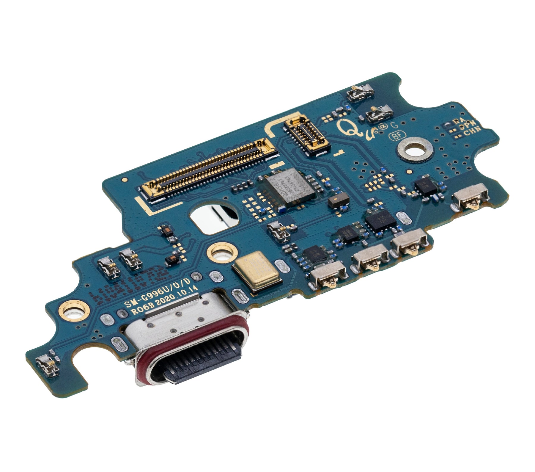 Charging Port Board With Sim Card Reader Compatible For Samsung Galaxy S21 Plus Replacement (G996U) (US Version)