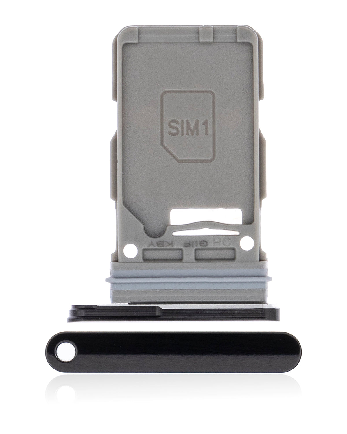 Replacement Single Sim Card Tray Compatible For Samsung Galaxy S21 Ultra(Phantom Black)
