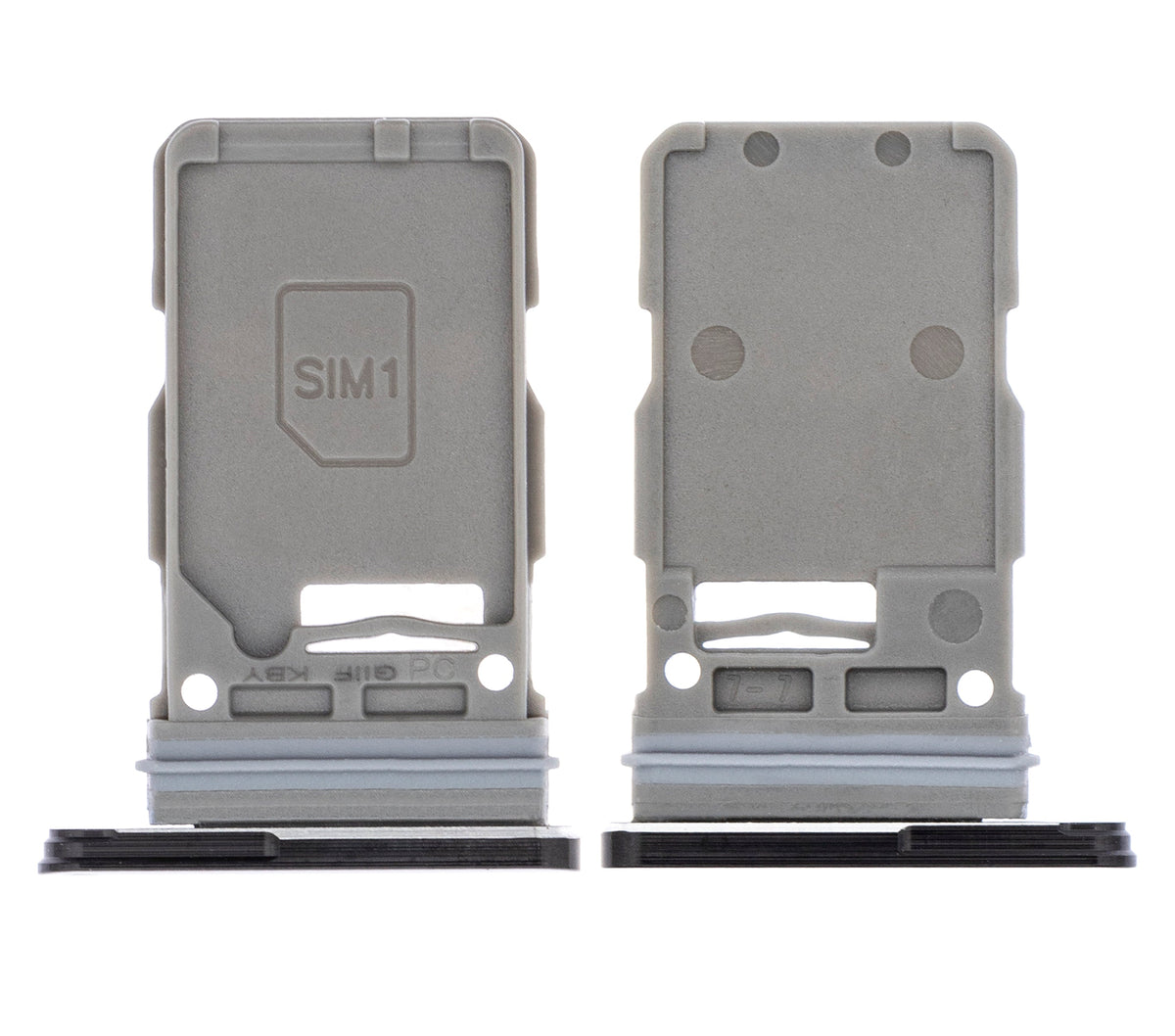 Replacement Single Sim Card Tray Compatible For Samsung Galaxy S21 Ultra(Phantom Black)