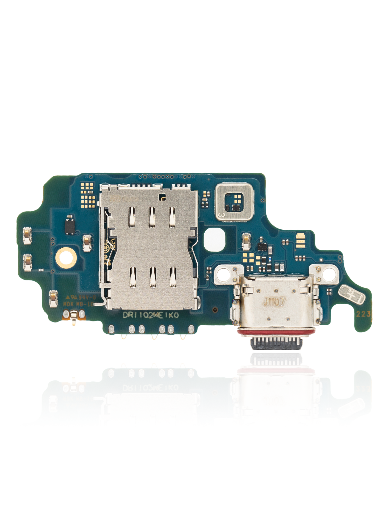 Charging Port Board With Sim Card Reader Compatible For Samsung Galaxy S21 Ultra 5G Replacement (G998U) (US Version)