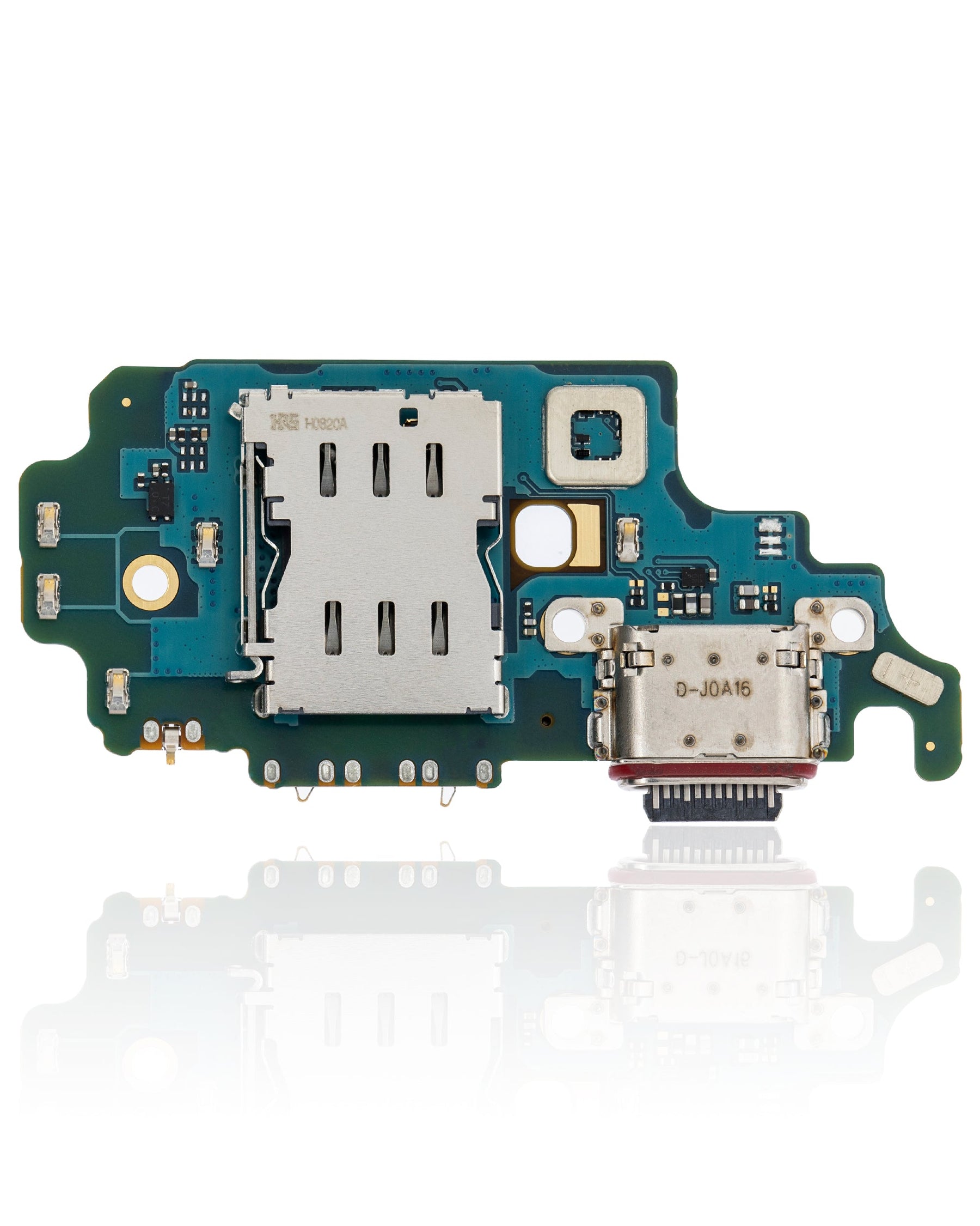 Charging Port Board With Sim Card Reader Compatible For Samsung Galaxy S21 Ultra 5G Replacement by Macfactory.Store (G998B) (International Version)