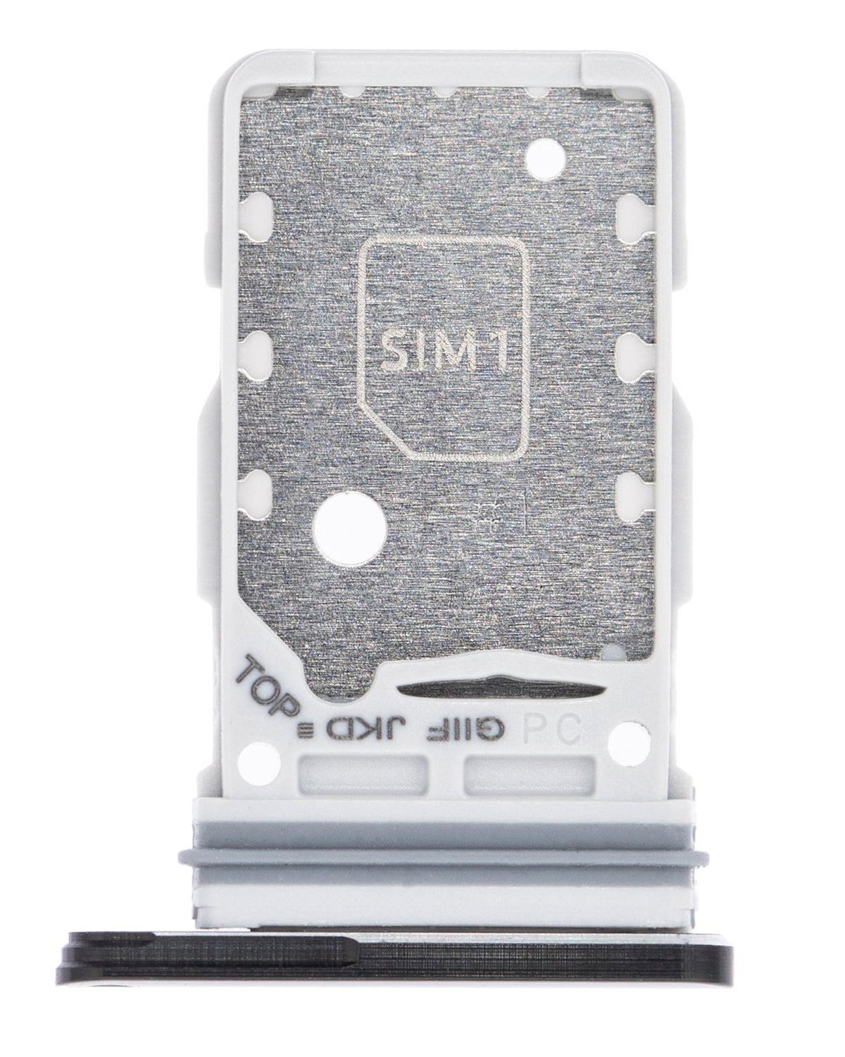 Dual Sim Card Tray Compatible For Samsung Galaxy S21 Ultra Replacment (Phantom Black)