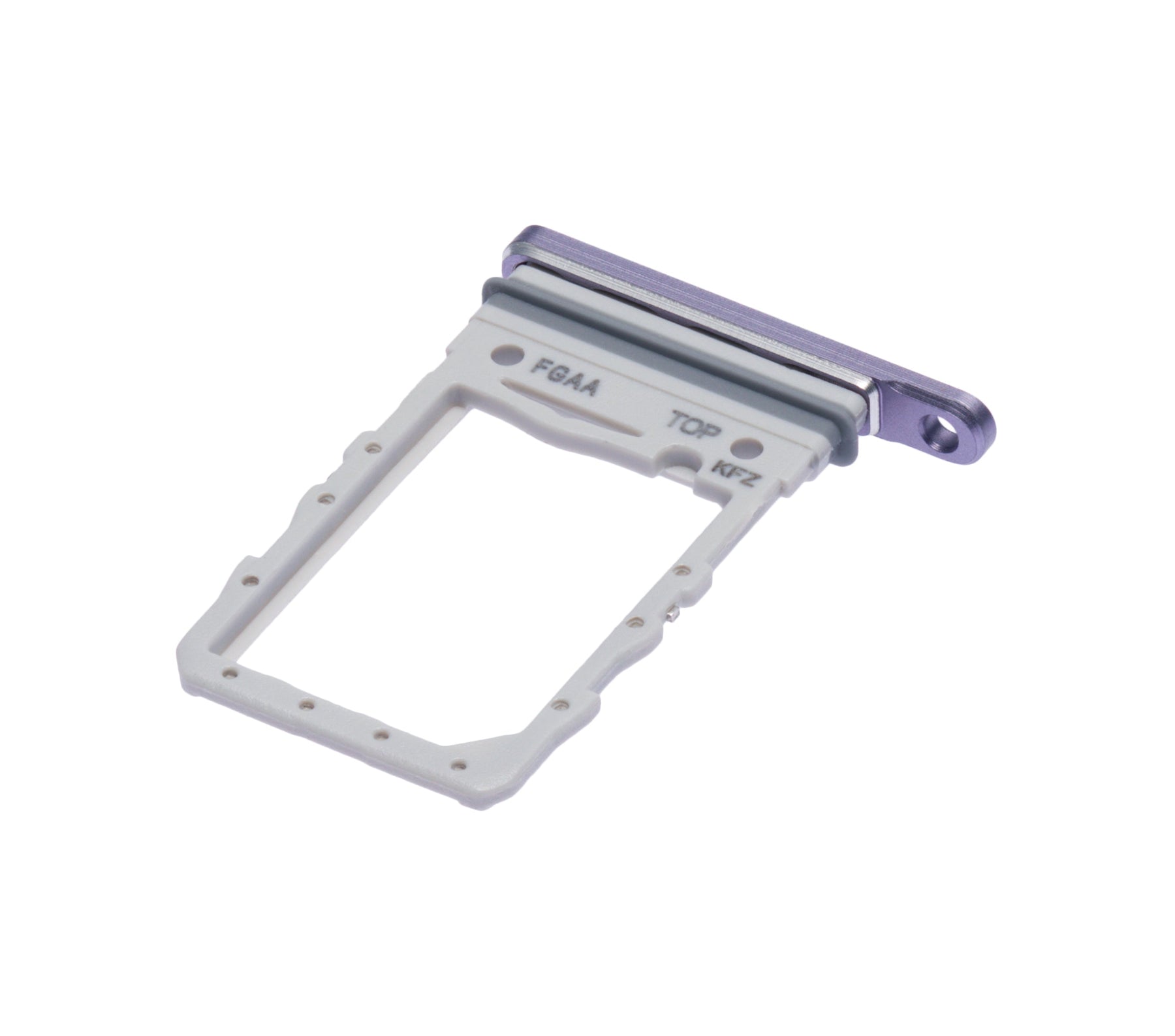 Single Sim Card Tray Compatible For Samsung Galaxy Z Flip 3 5G Replacement (Lavender)