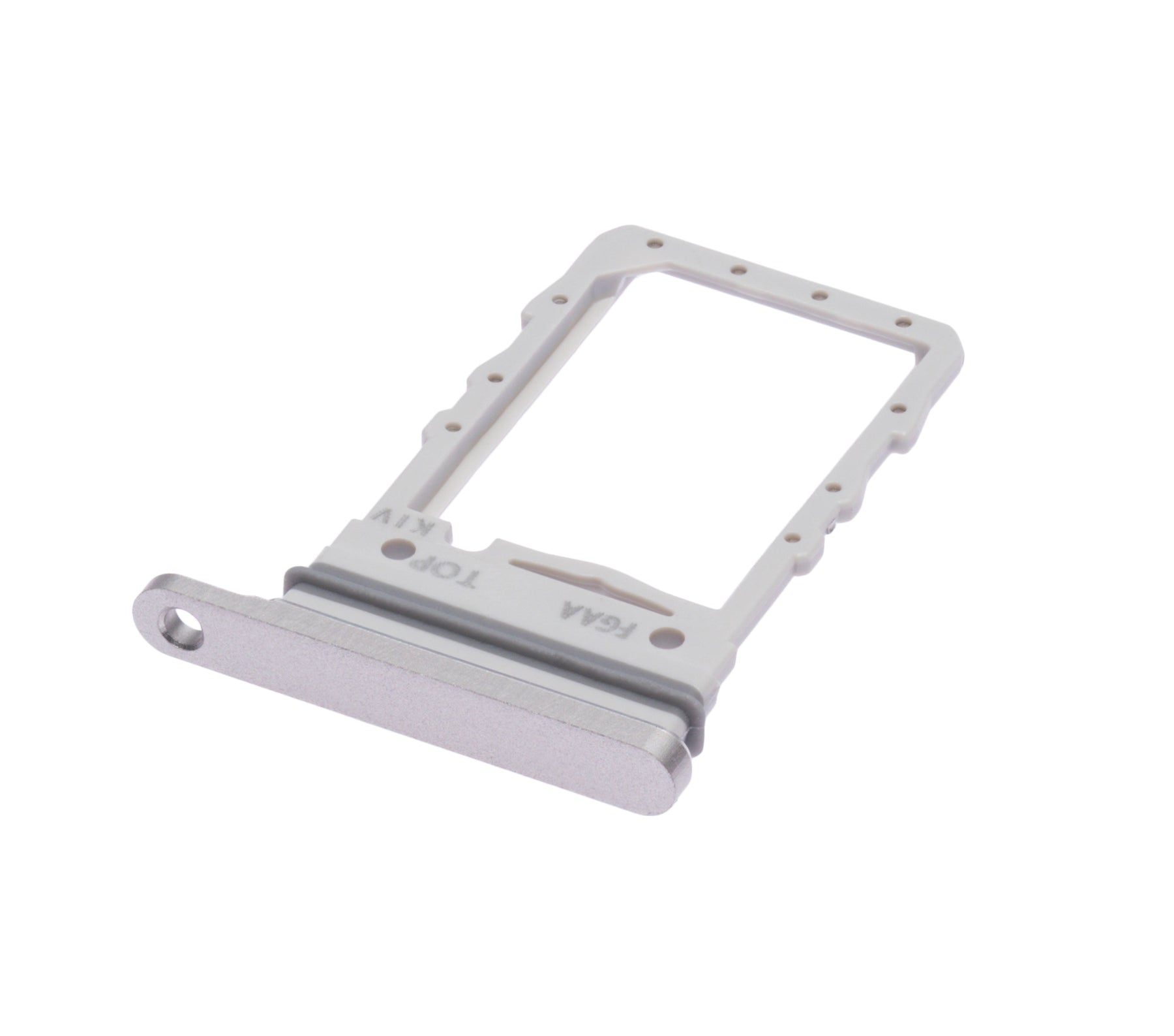 Single Sim Card Tray Compatible For Samsung Galaxy Z Flip 3 5G Replacement (White)