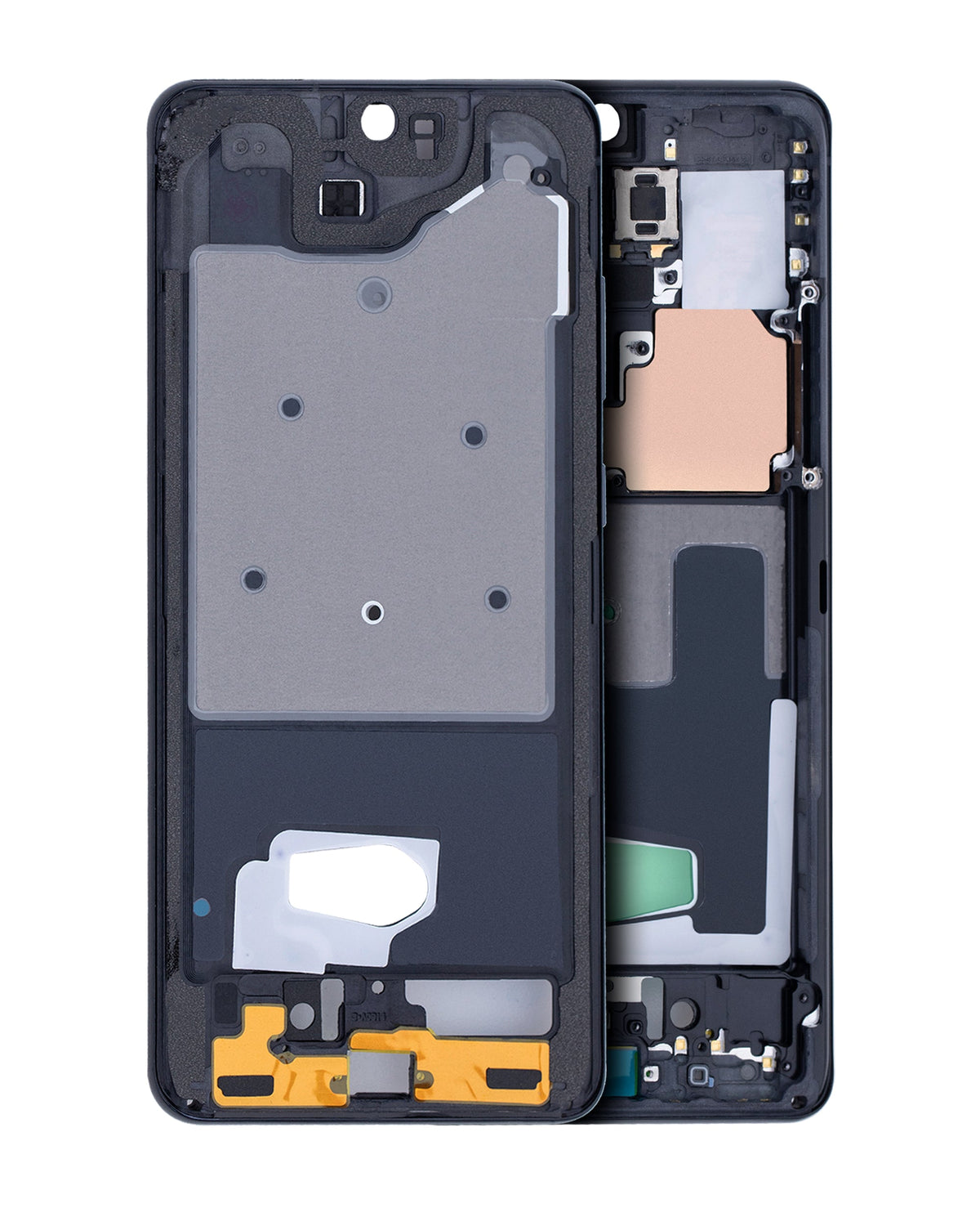 Replacement Mid-Frame Housing Compatible For Samsung Galaxy S20 Ultra (Cosmic Black)