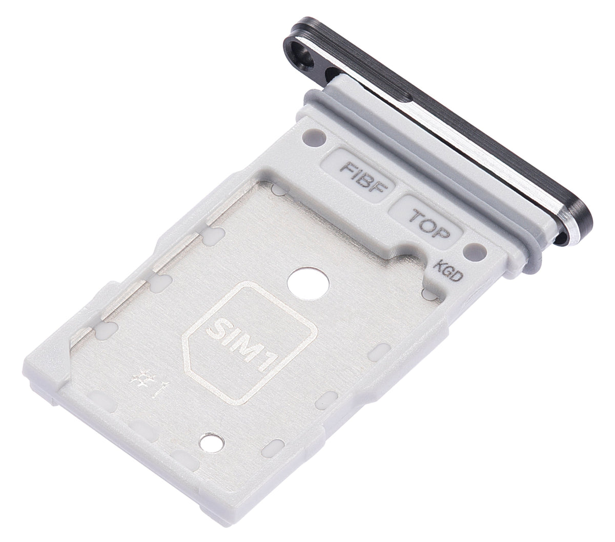 Dual Sim Card Tray Compatible For Samsung Galaxy Z Fold 3 5G Replacement (Phantom Black)