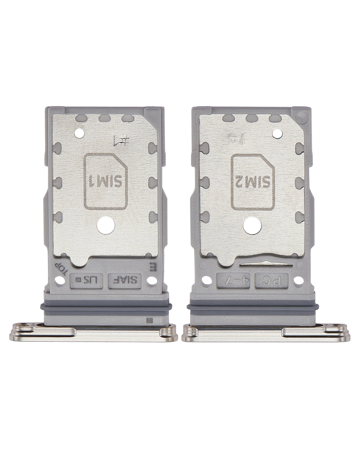 Replacement Dual Sim Card Tray Compatible For Samsung Galaxy S23 5G / S23 Plus 5G (Cream)