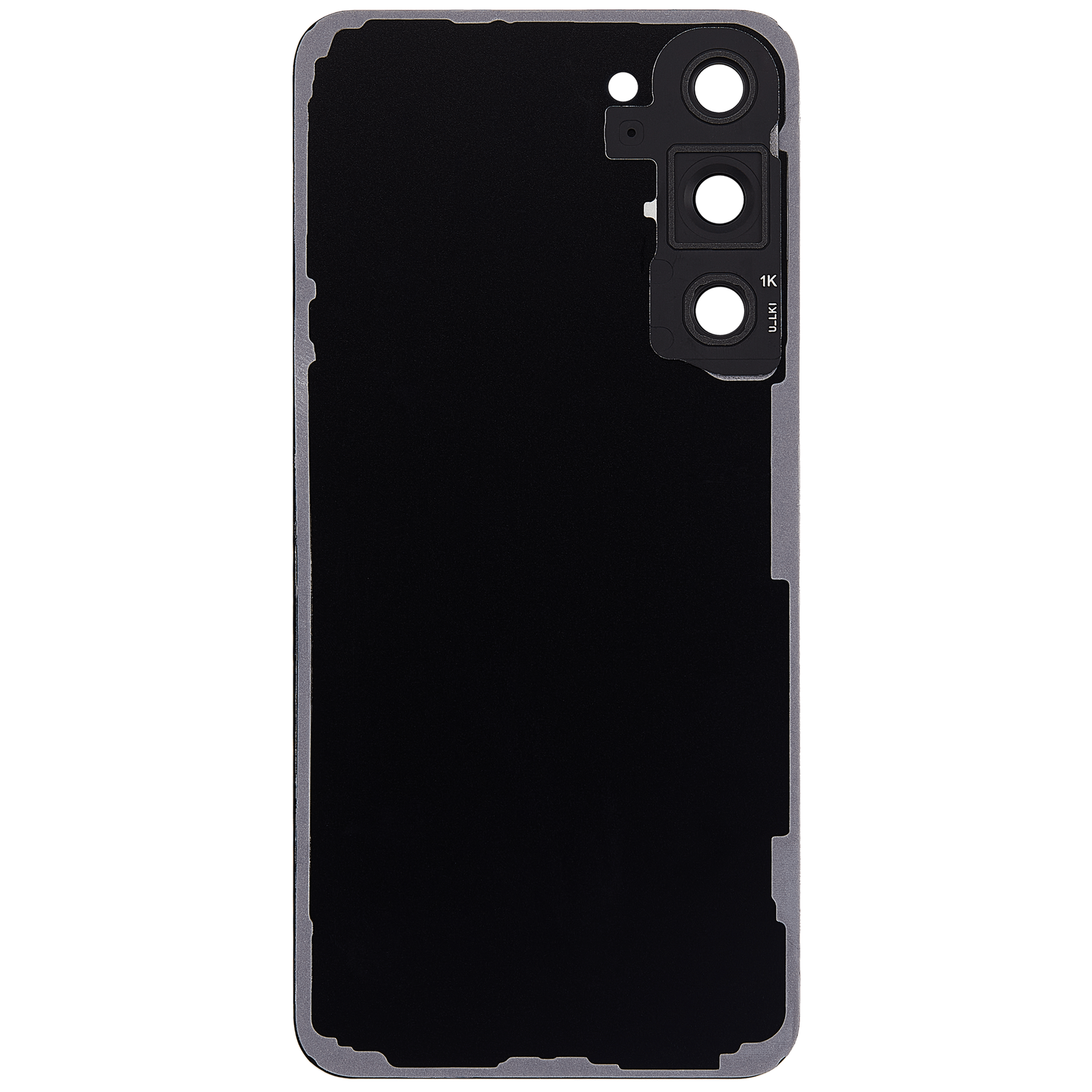 Back Cover Glass With Camera Lens Replacement Compatible For Samsung Galaxy S23 Plus 5G (No Logo) (Vemake) (Phantom Black)
