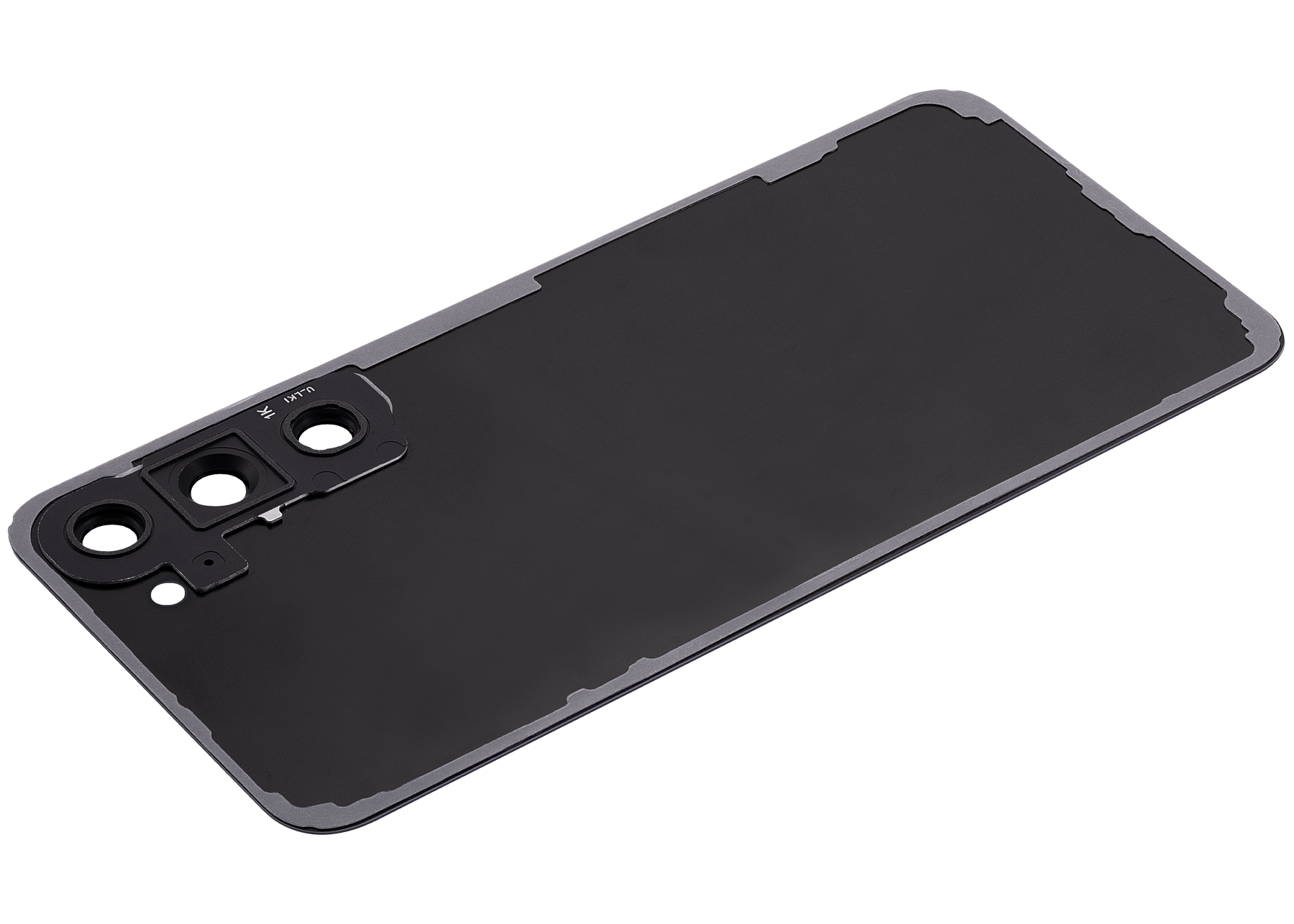 Back Cover Glass With Camera Lens Replacement Compatible For Samsung Galaxy S23 Plus 5G (No Logo) (Vemake) (Phantom Black)