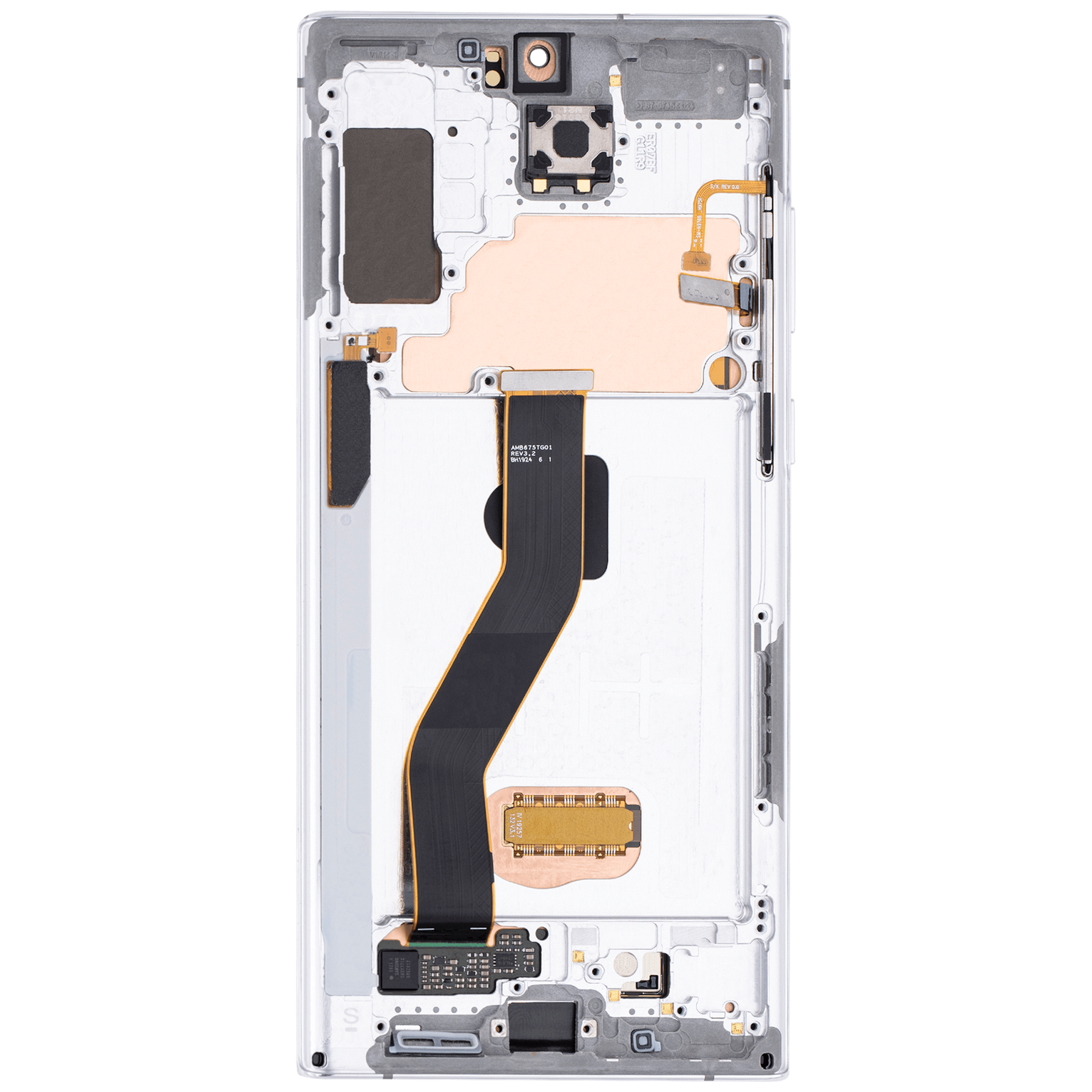 Replacement OLED Assembly With Frame Compatible For Samsung Galaxy Note 10 Plus / 5G (Vemake) (Aura White)