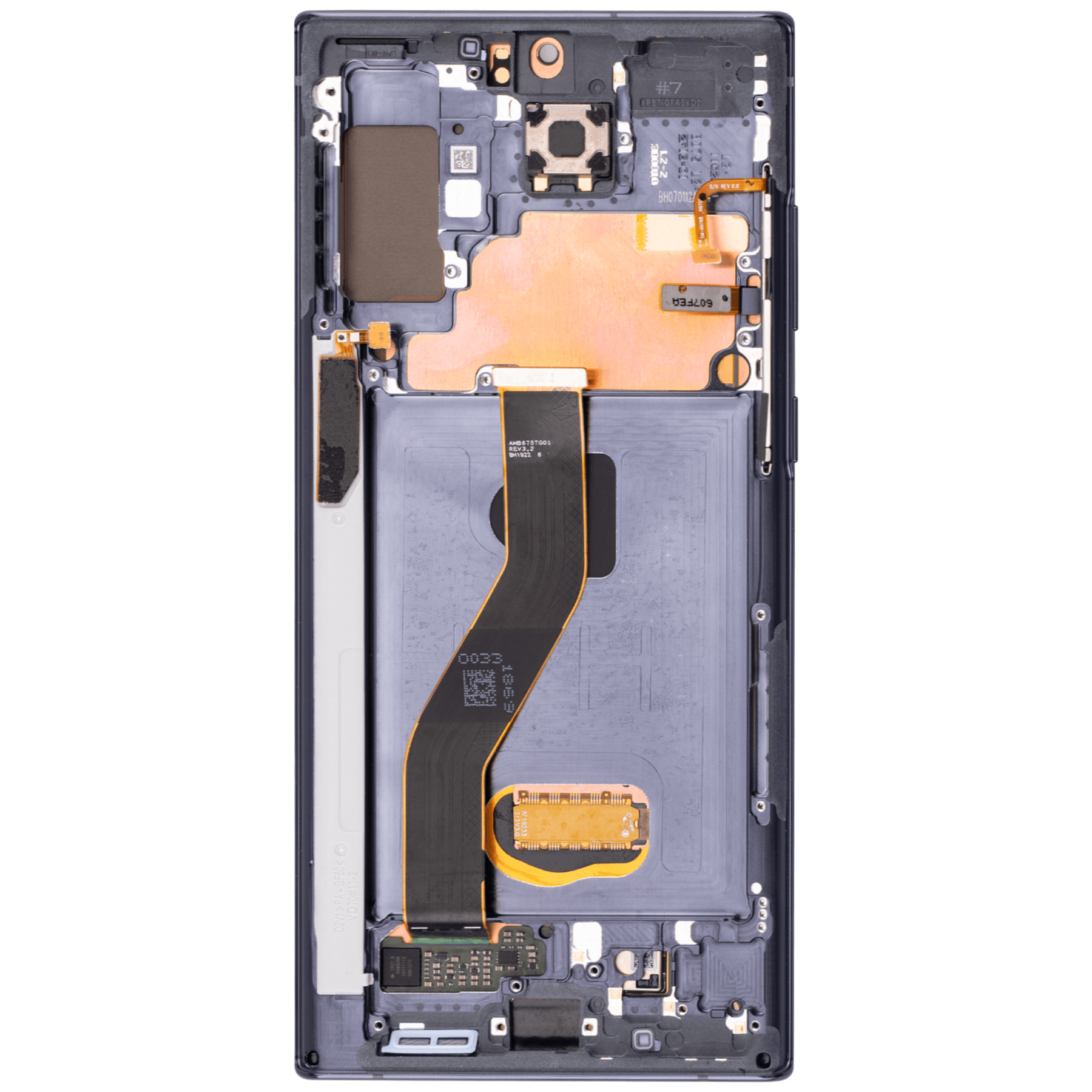Replacement OLED Assembly With Frame Compatible For Samsung Galaxy Note 10 Plus / 5G (Vemake) (Aura Black)