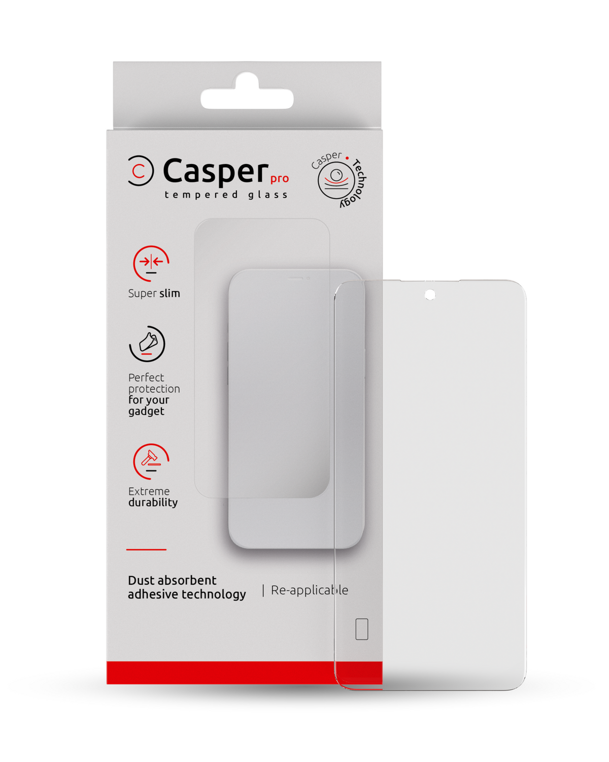 Casper Pro Tempered Glass Compatible For Samsung Galaxy S21 FE Replacement (Case Friendly)