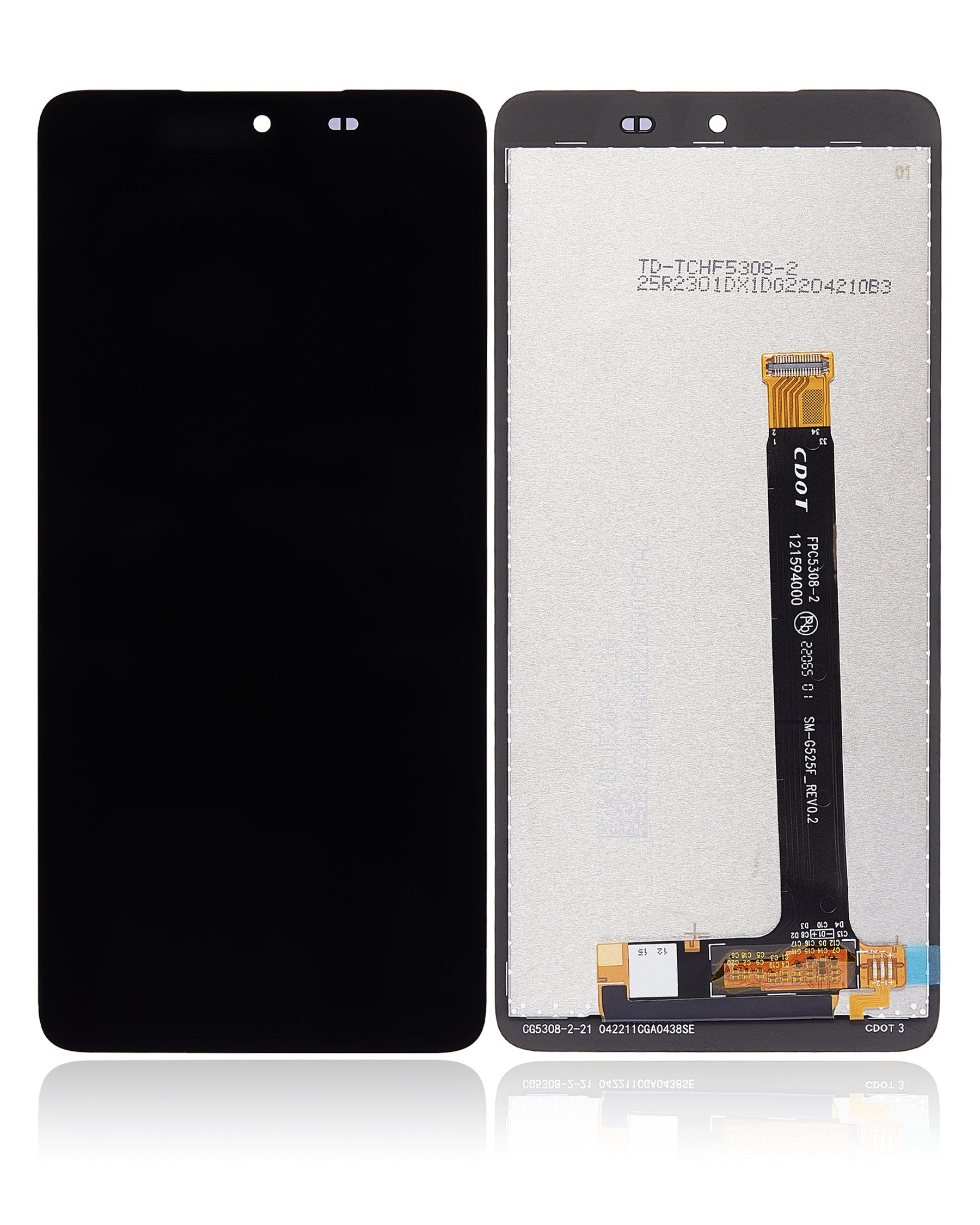 LCD Assembly Without Frame Replacement Compatible For Samsung Galaxy XCover 5 (G525) (Refurbished) (Black)