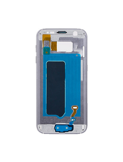 Replacement Mid-Frame Housing Compatible For Samsung Galaxy S7 (With Small Parts) (Black)