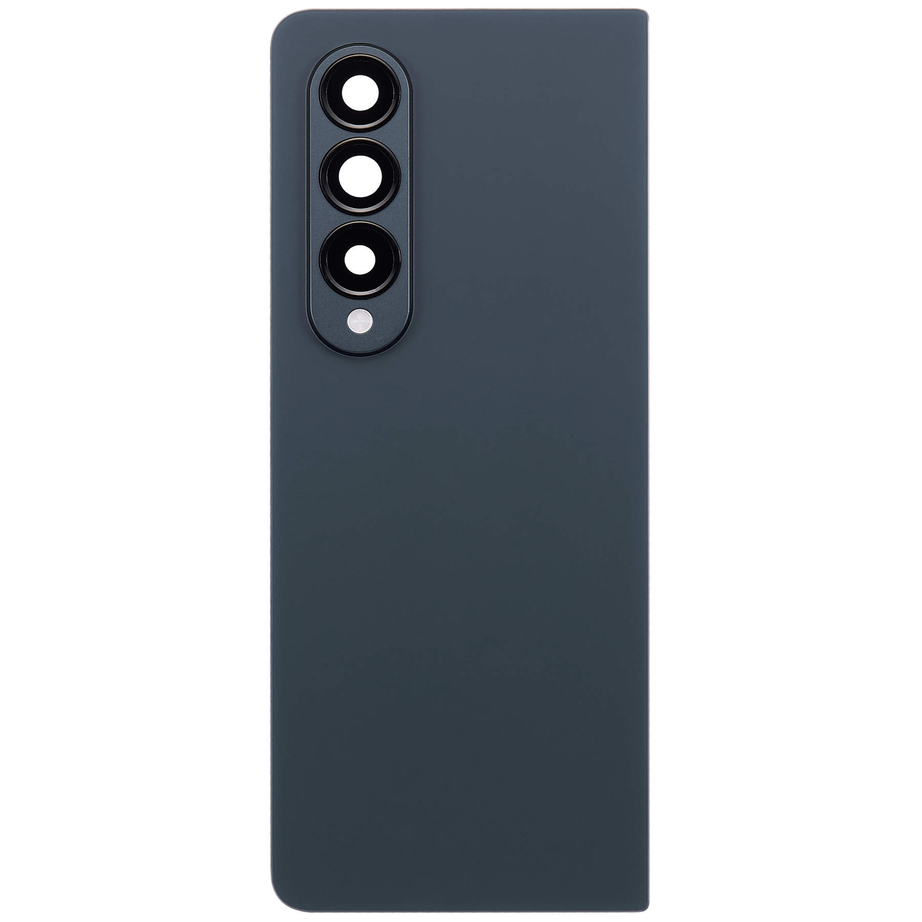 Back Cover Glass With Camera Lens Replacement Compatible For Samsung Galaxy Z Fold 4 (F936) (Graygreen)