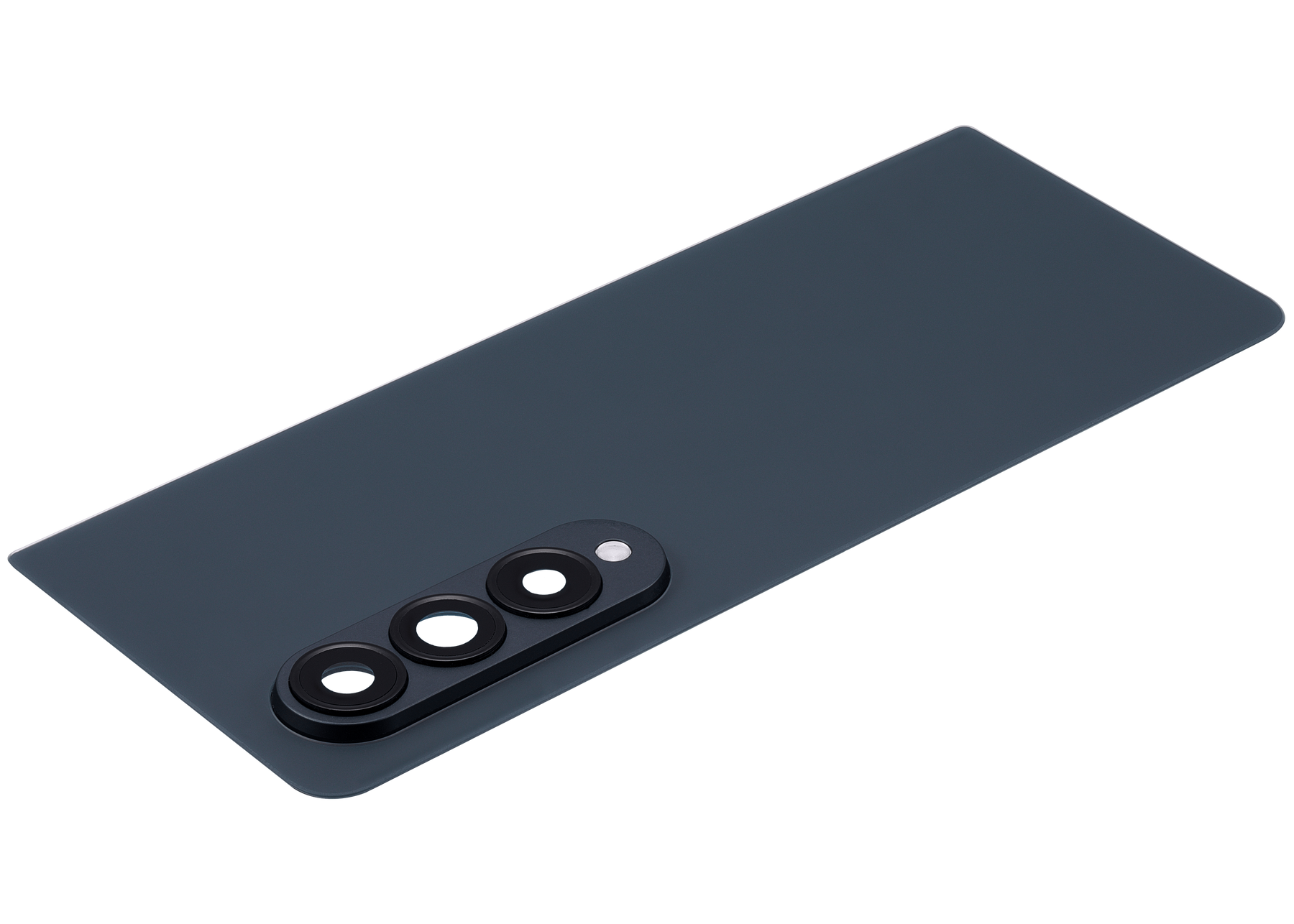 Back Cover Glass With Camera Lens Replacement Compatible For Samsung Galaxy Z Fold 4 (F936) (Graygreen)