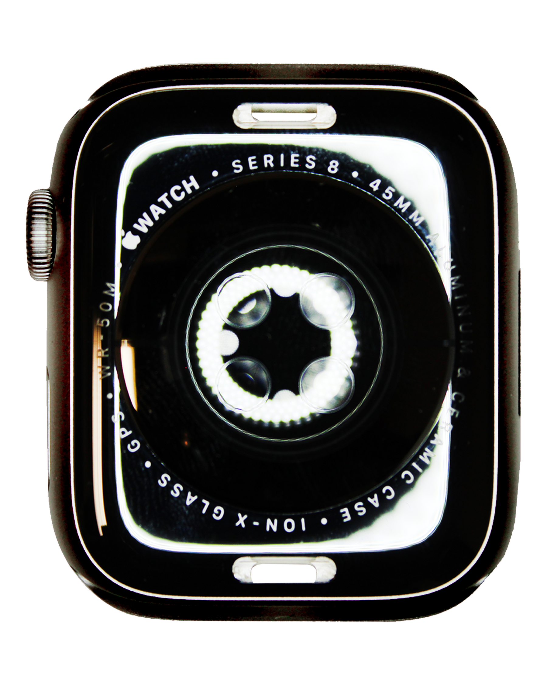 Housing Assembly Compatible For Watch Series 8 (45MM) (GPS Version) (Used OEM Pull: Grade B/C) (Aluminum/Midnight)