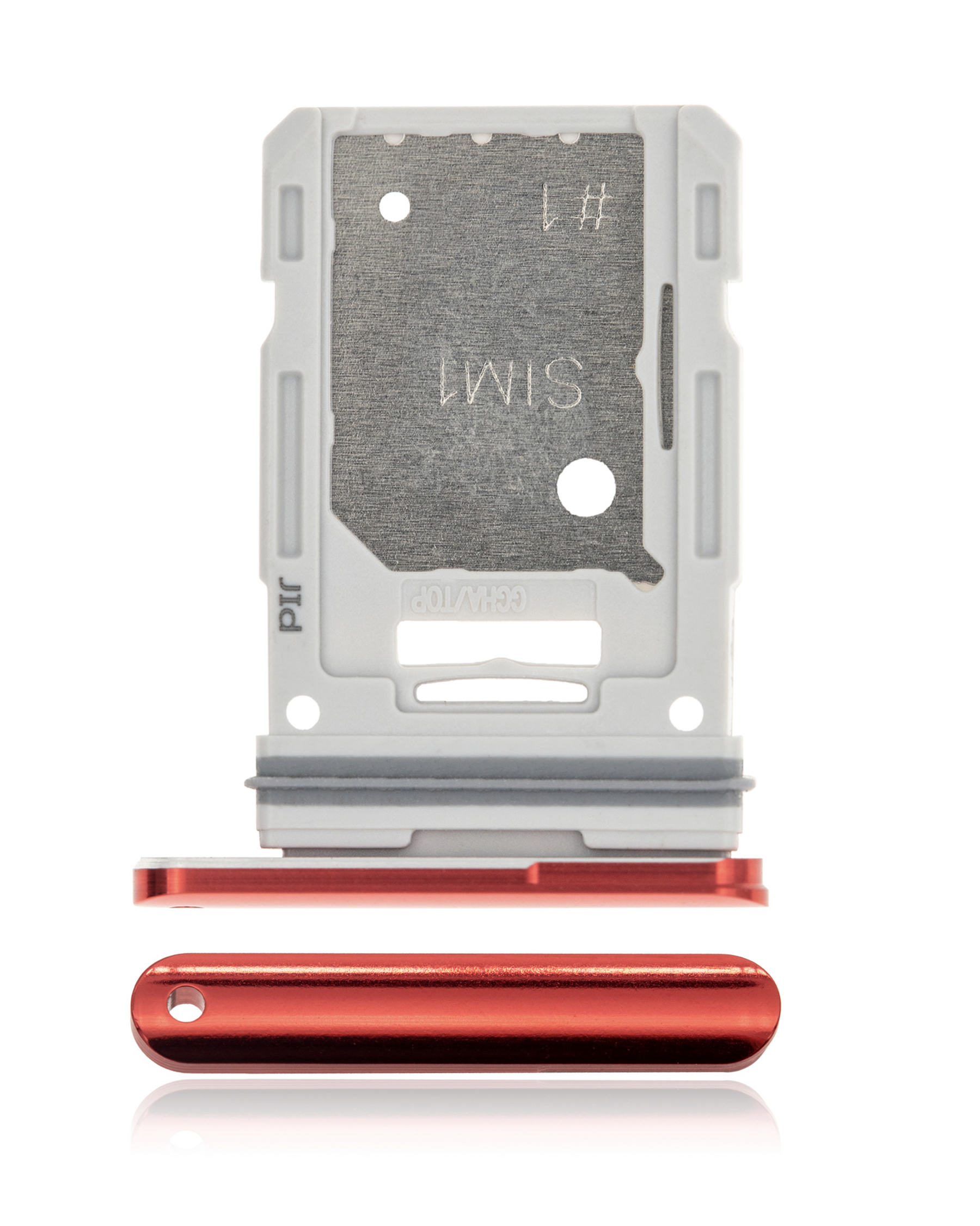 Dual Sim Card Tray Replacement Compatible For Samsung Galaxy S20 FE 5G (Cloud Red)
