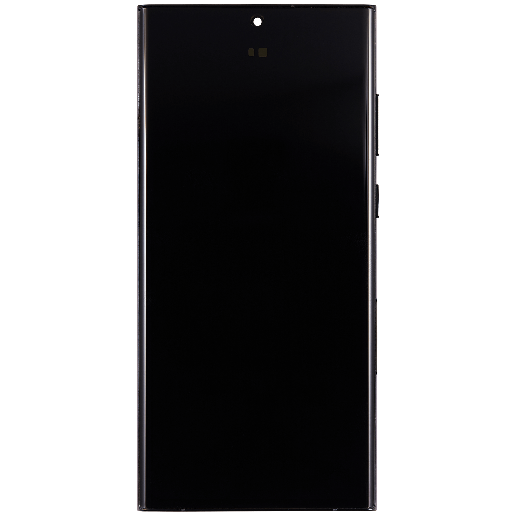 OLED Assembly With Frame Compatible For Samsung Galaxy S22 Ultra 5G Replacement by MacFactory.Store (Service Pack) (Graphite)