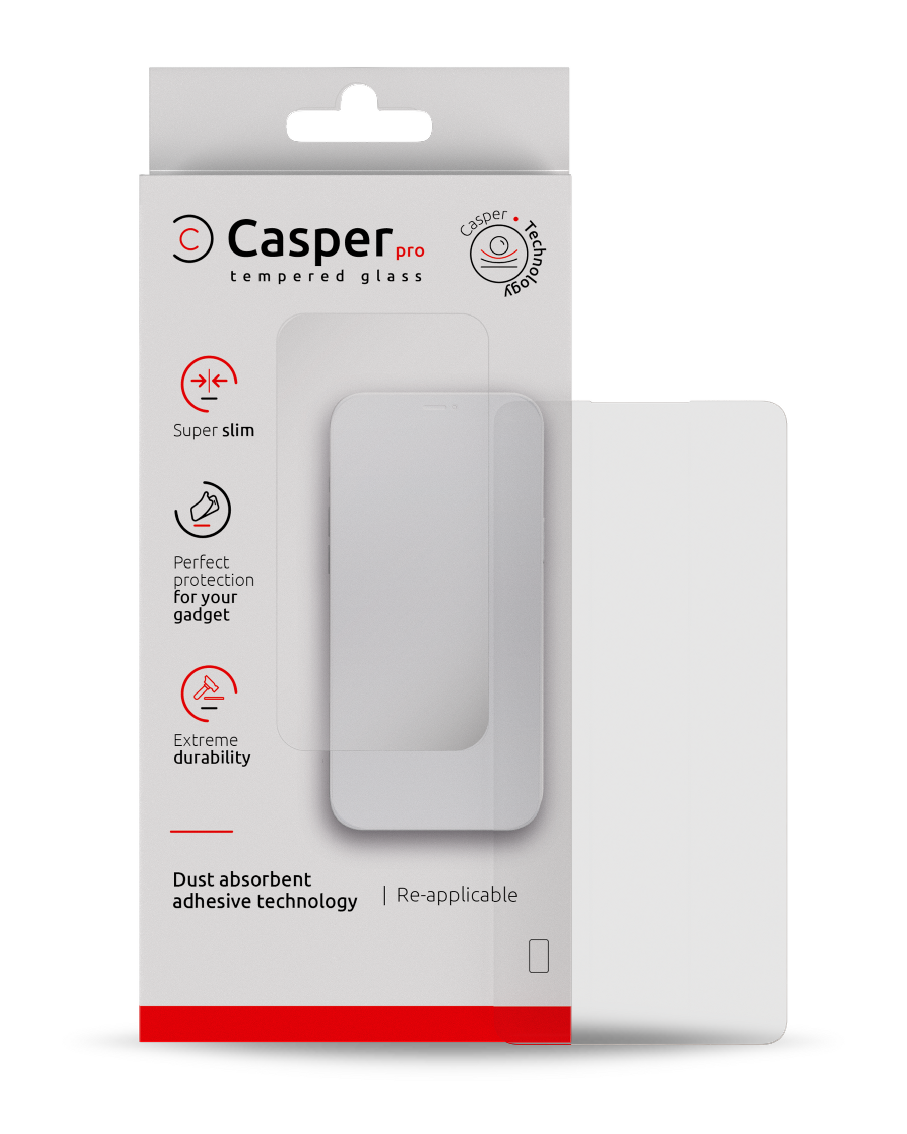 Casper Pro Tempered Glass Replacement Compatible For Samsung Galaxy S24 5G / S25 5G (Case Friendly) (Retail Pack)